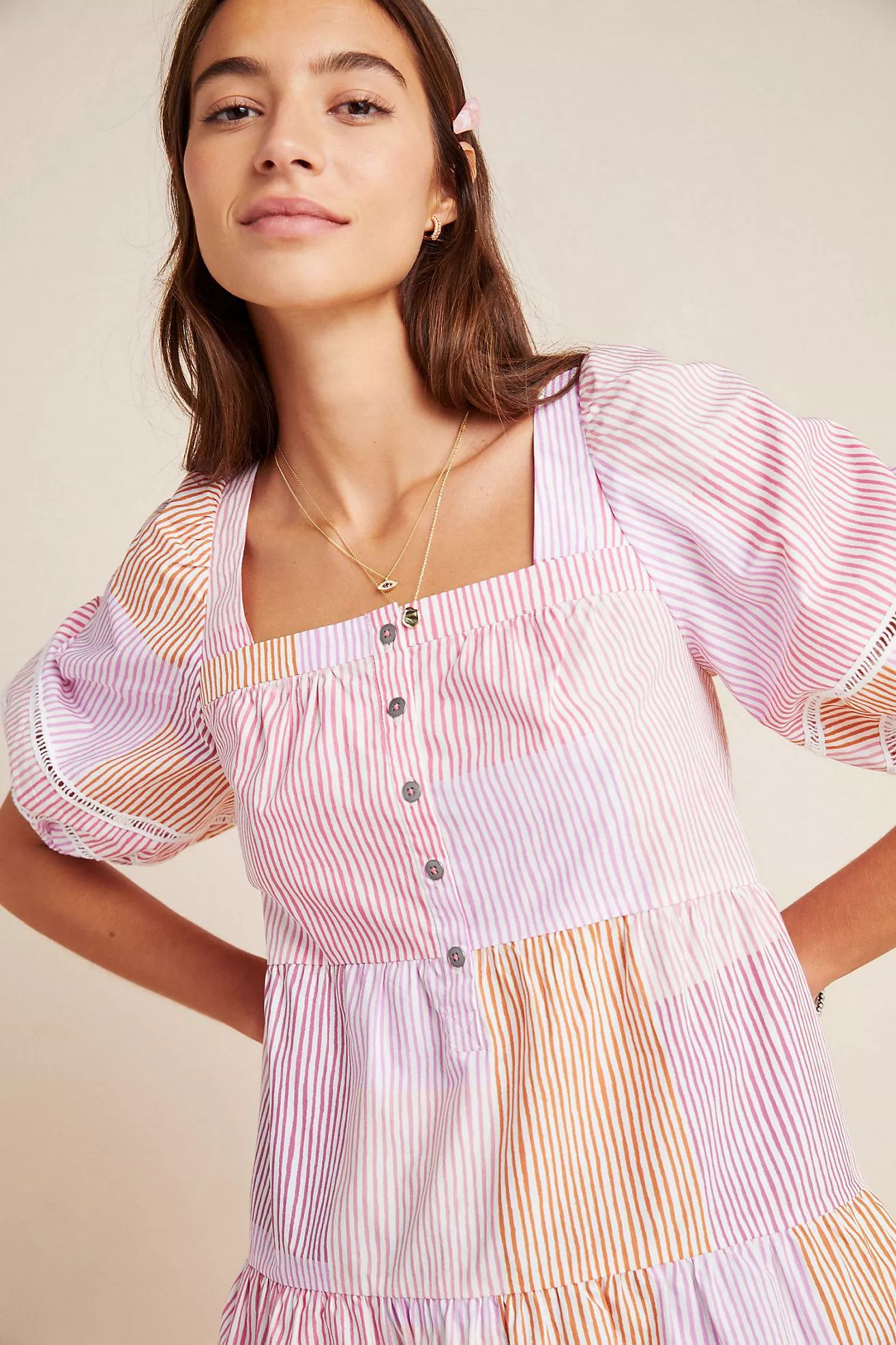 Maeve Gable Tiered Tunic | Anthropologie (US)