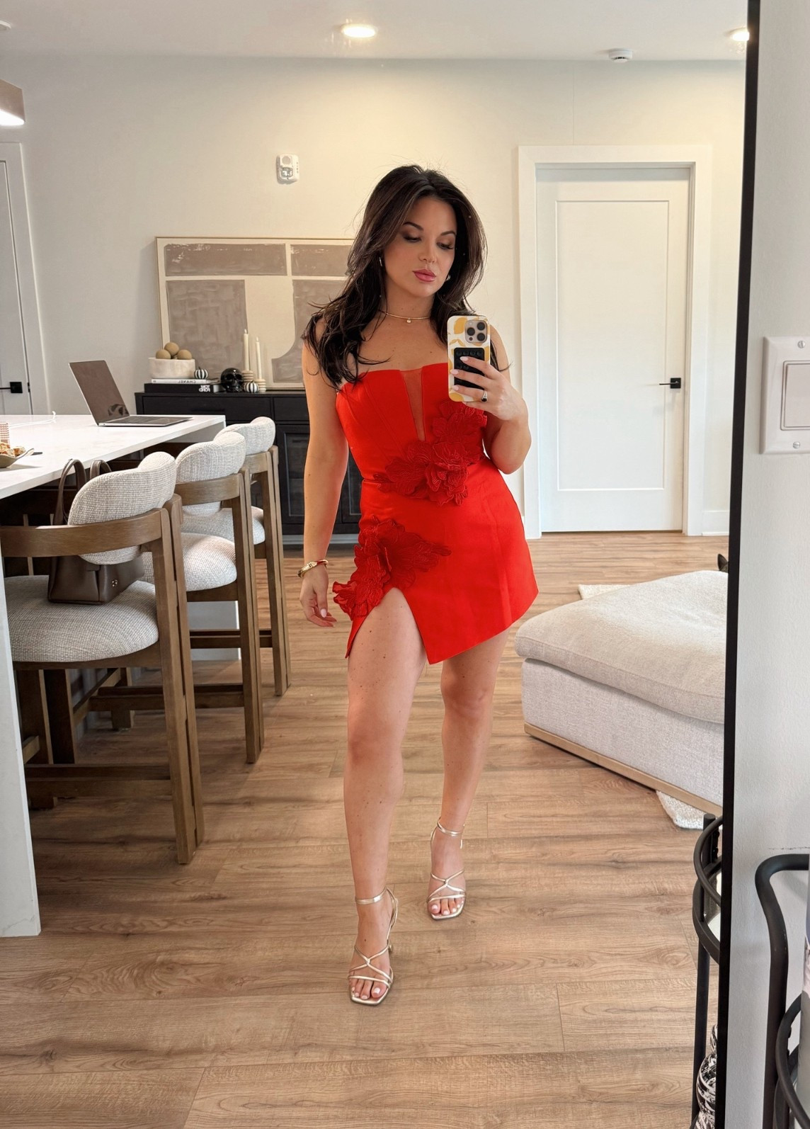 Dress: @showpo ❤️ Had the best time at the RED party last night with @michellebaroneonline & @ashhmcpherson — stay tuned for the video, I’m taking you along with us! 🫶🏻