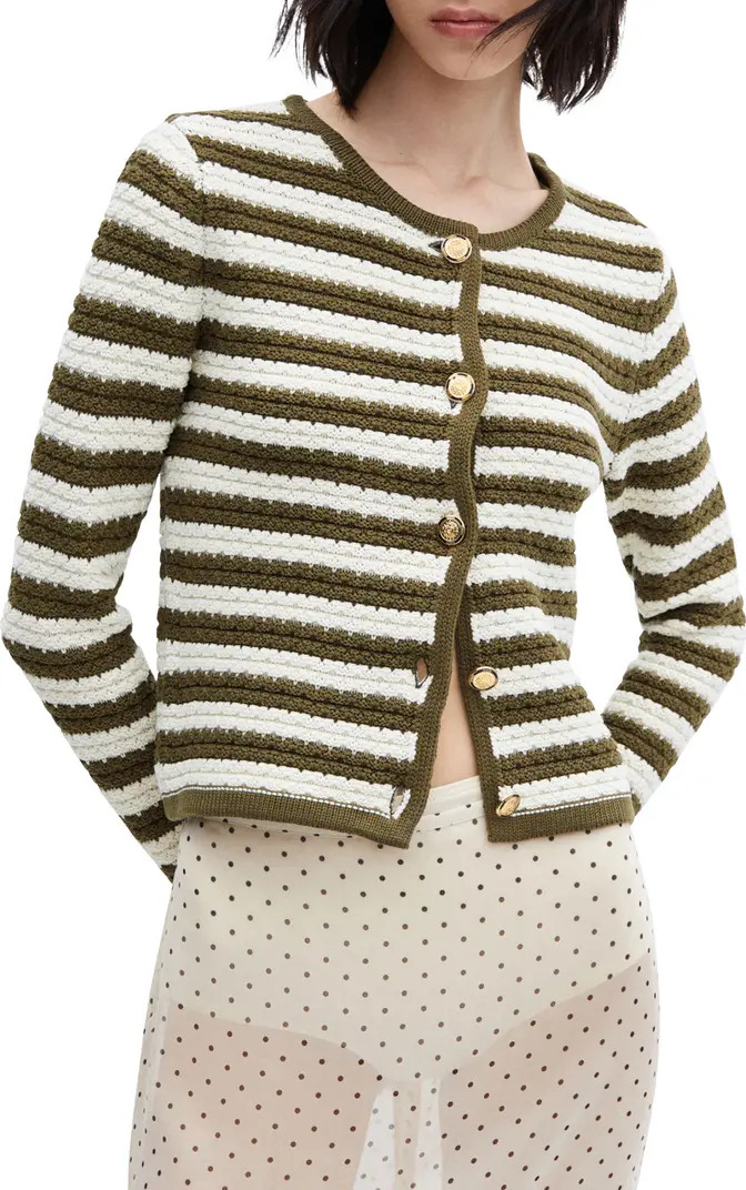 MANGO Jewelry Button Cardigan | Nordstrom | Nordstrom