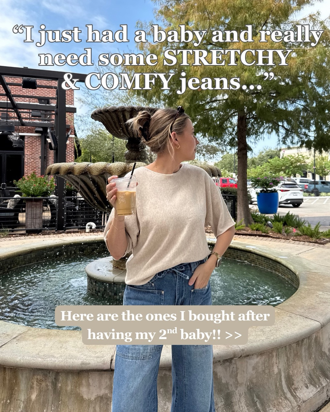 Stretchy pants I wear on repeat as a postpartum mama!! 

#LTKmomlife #LTKBaby