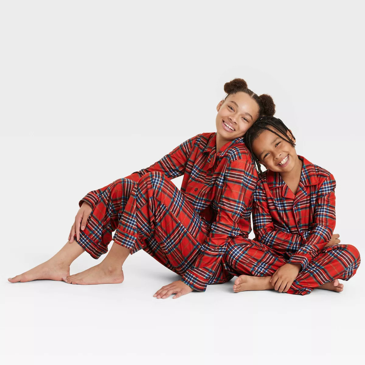 Kids' Plaid Holiday Matching Family Pajama Set - Wondershop™ Red | Target