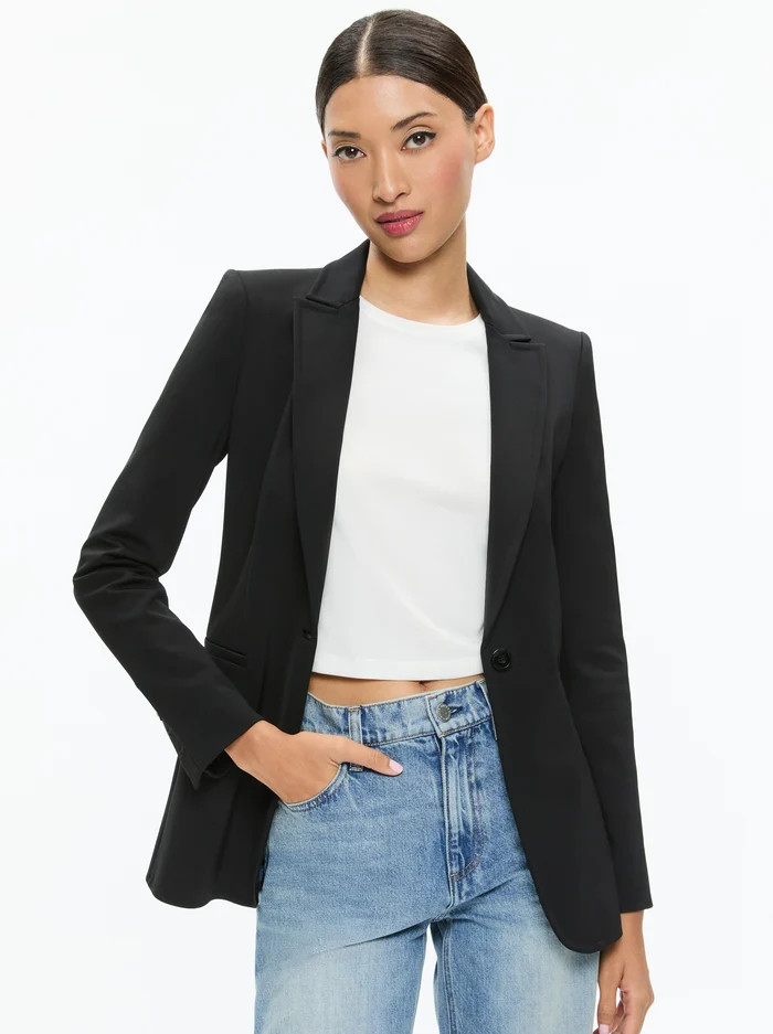 BREANN FITTED BLAZER | Alice + Olivia