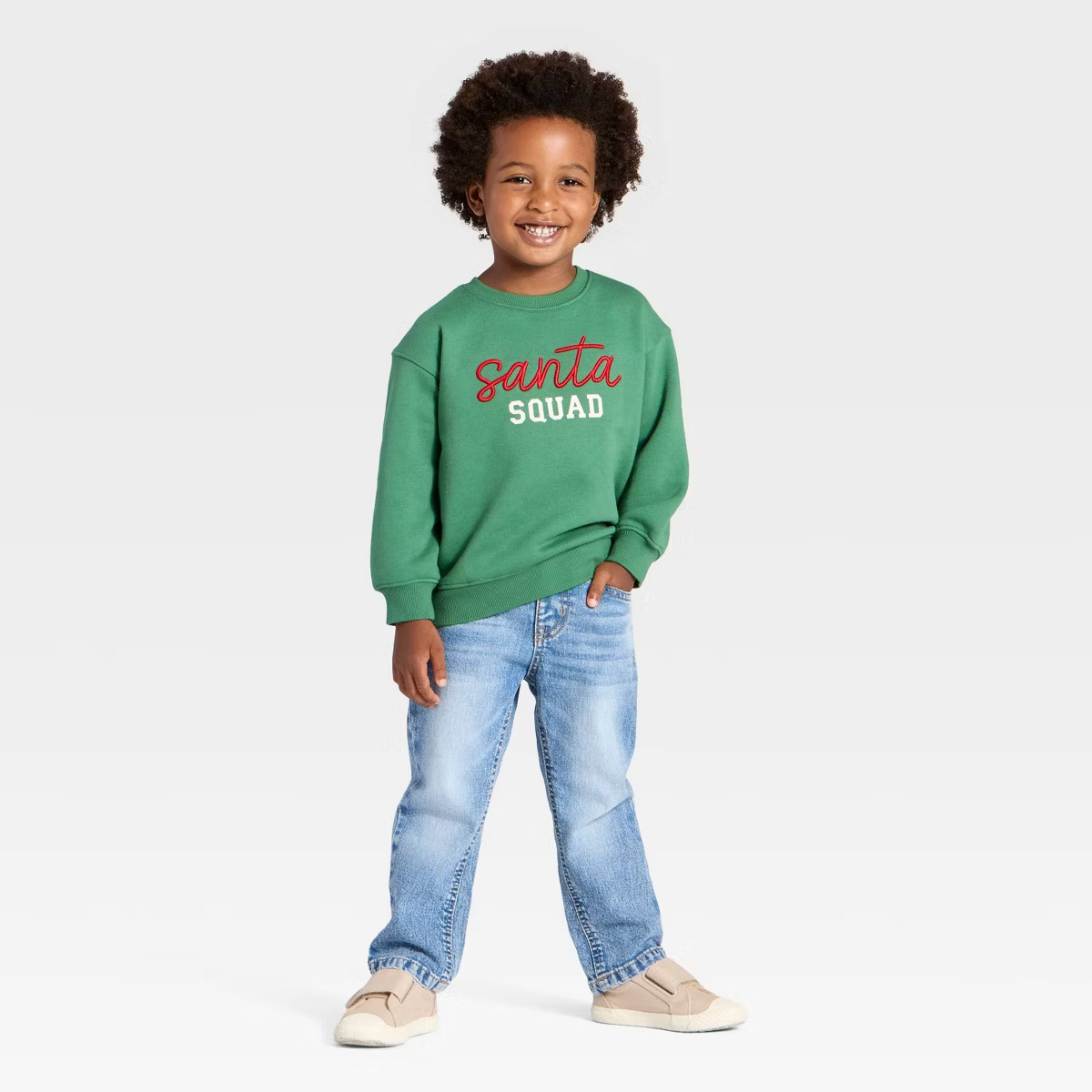 Toddler Boys' Holiday Sweatshirt - Cat & Jack™ | Target
