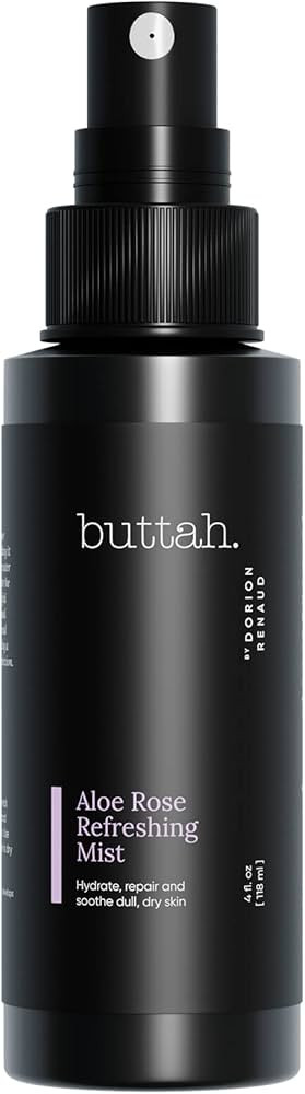 Buttah Skin by Dorion Renaud Aloe Rose Refreshing Mist 4oz - Hydrating Rose Water Face Spray - Re... | Amazon (US)