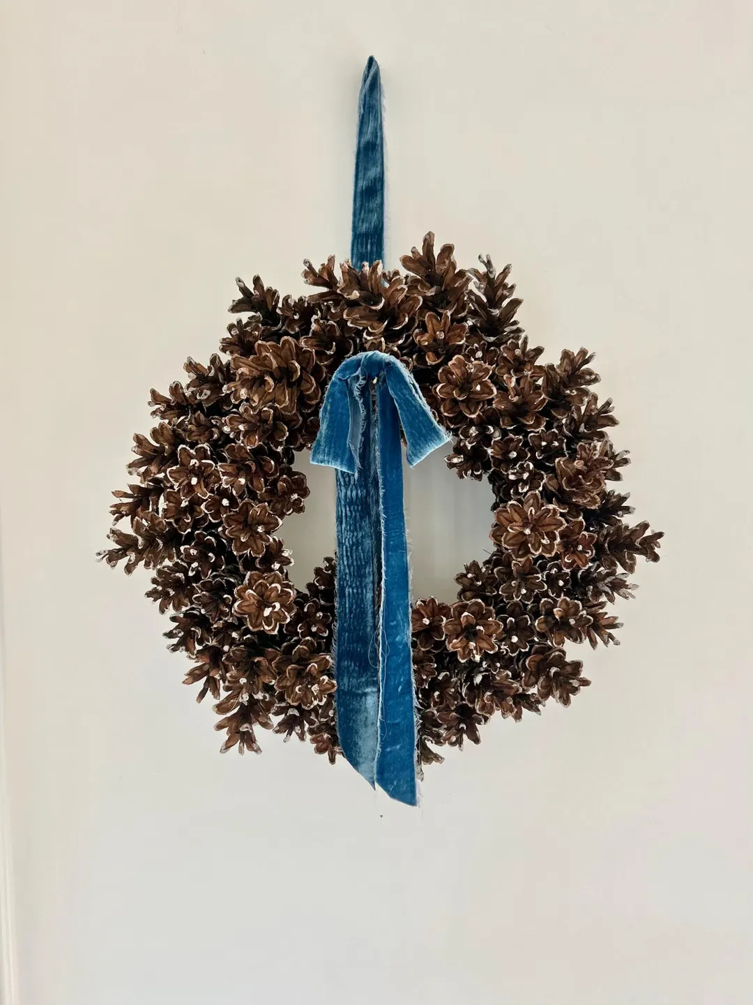 Natural Handcrafted Pinecone Wreath - Etsy | Etsy (US)