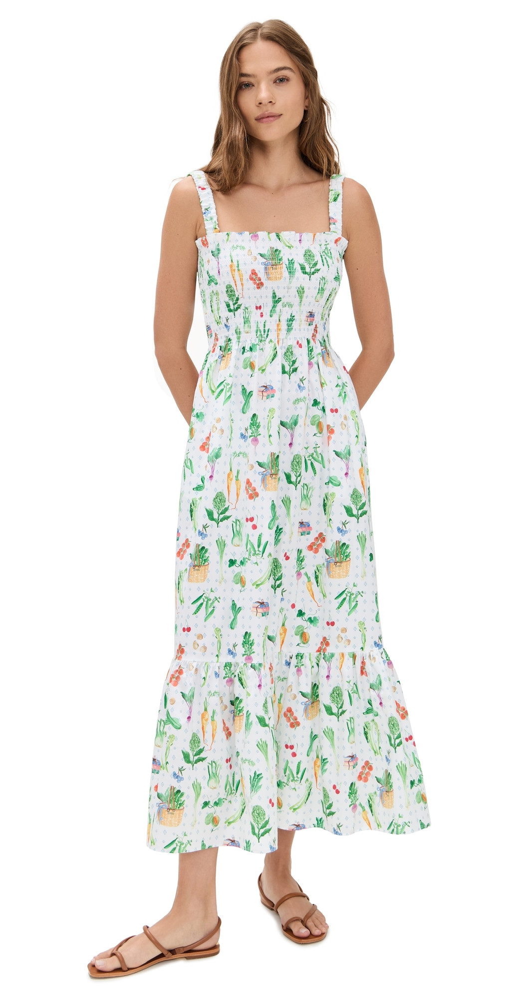 Hill House Home The Anjuli Nap Dress Farmer's Market/Multi L | Shopbop