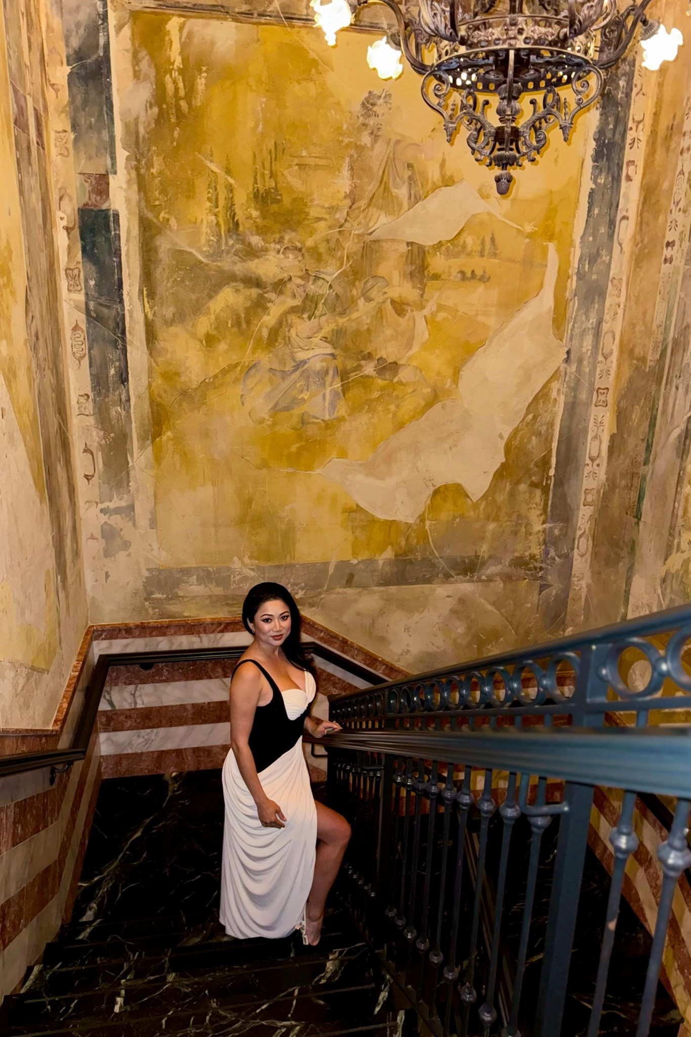 Maeve Ruched Corset Midi Dress // Black and white long dress with corset like top with ruched cups and draped skirt. I’m wearing size small. 

#LTKHoliday #LTKOver40 #LTKWedding