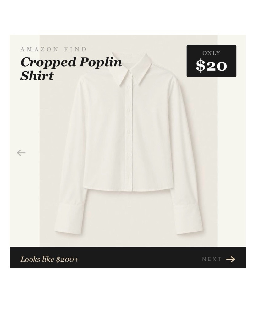 This cropped button down seems so luxe but is $20 on Amazon! And these are the viral pj jeans - I’m obsessed!


#LTKdayinmylife #LTKOver40 #LTKootd