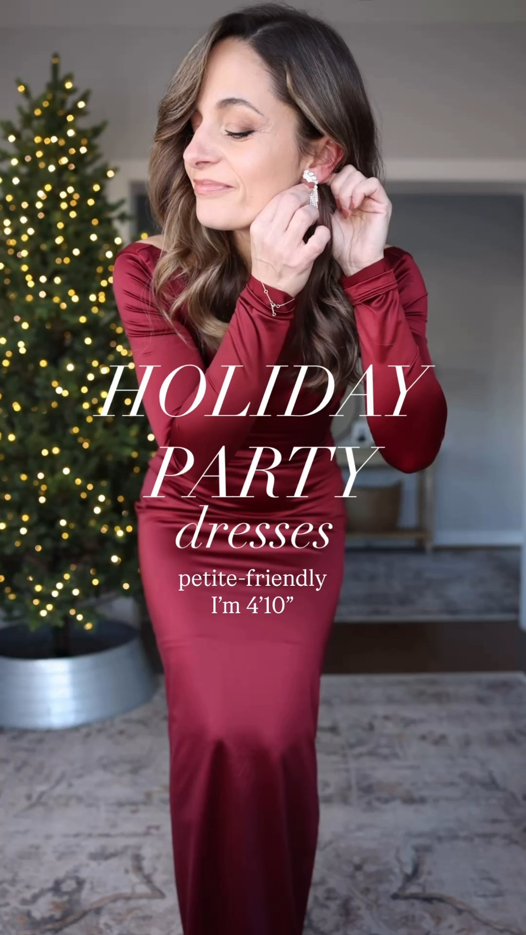 Petite-friendly holiday party dresses from @victoriassecret #VSPartner

Whether you need a dress for a glam holiday party or a special winter date night, I found two petite-friendly options at Victoria’s Secret! 

Red Dress: xs 
Gold dress: xs 
Pajamas: xs short 

(*the gold dress sold out unfortunately, but I linked a few other dresses that caught my eye)

#LTKPetite #LTKHoliday