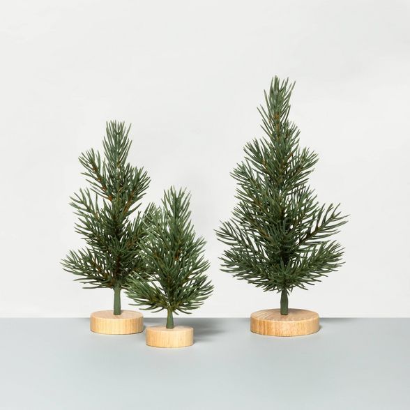 3ct Mini Pine Tree Set - Hearth & Hand™ with Magnolia | Target