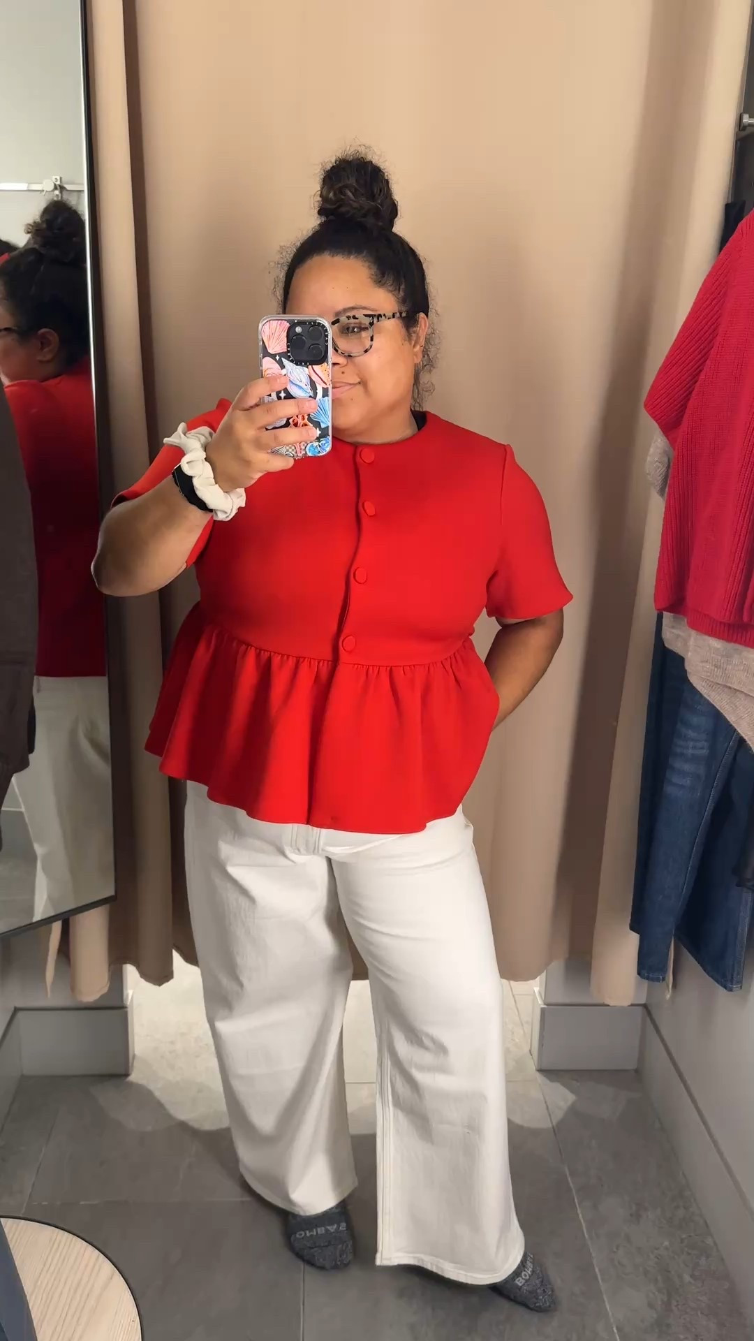 Stopped by the mall and made my way into H&M. I’ve been on the hunt for more short sleeve tops and this red peplum top definitely came home with me  

#LTKMidsize #LTKFindsUnder50 #LTKStyleTip