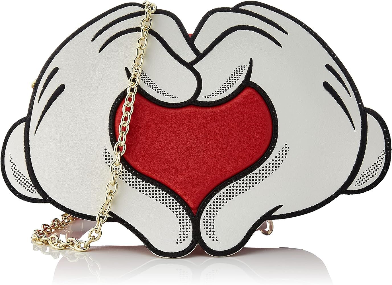 Loungefly Mickey38; Minnie Heart Hands Crossbody Bag | Amazon (US)