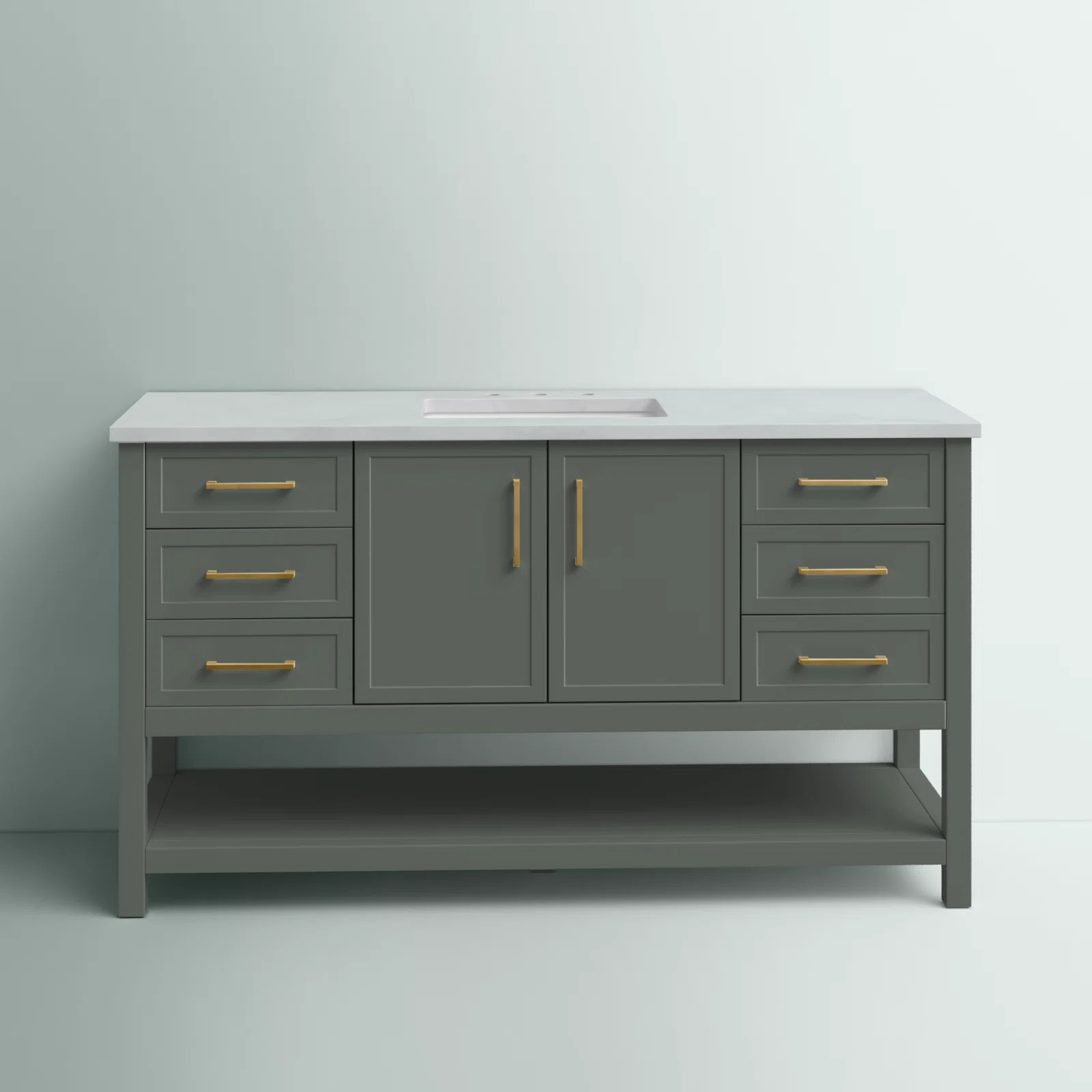 Vicini 60" Single Bathroom Vanity Set | Wayfair North America