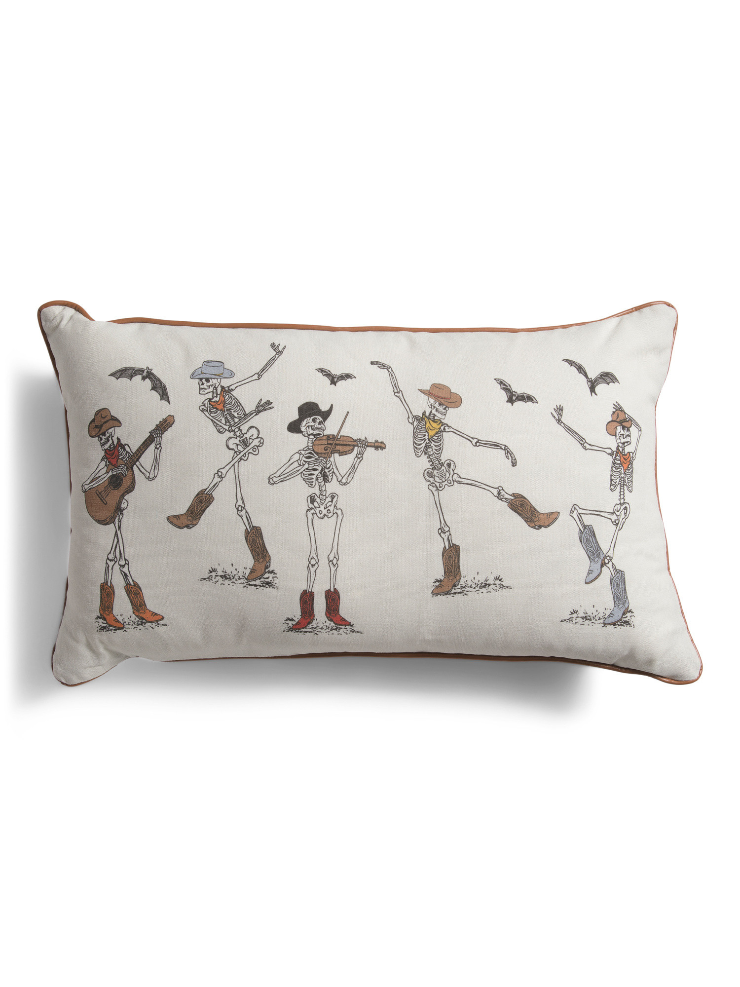 14x24 Dancing Cowboy Skeletons Pillow | Throw Pillows | Marshalls | Marshalls
