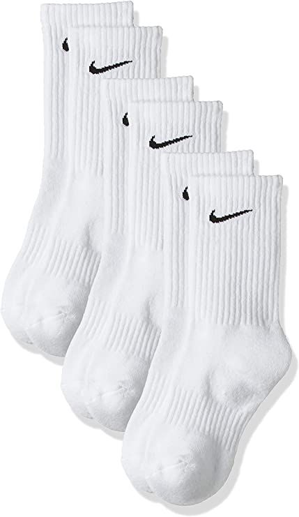 Amazon.com: Nike Everyday Cushion Crew Training Socks, Unisex Socks with Sweat-Wicking Technology... | Amazon (US)