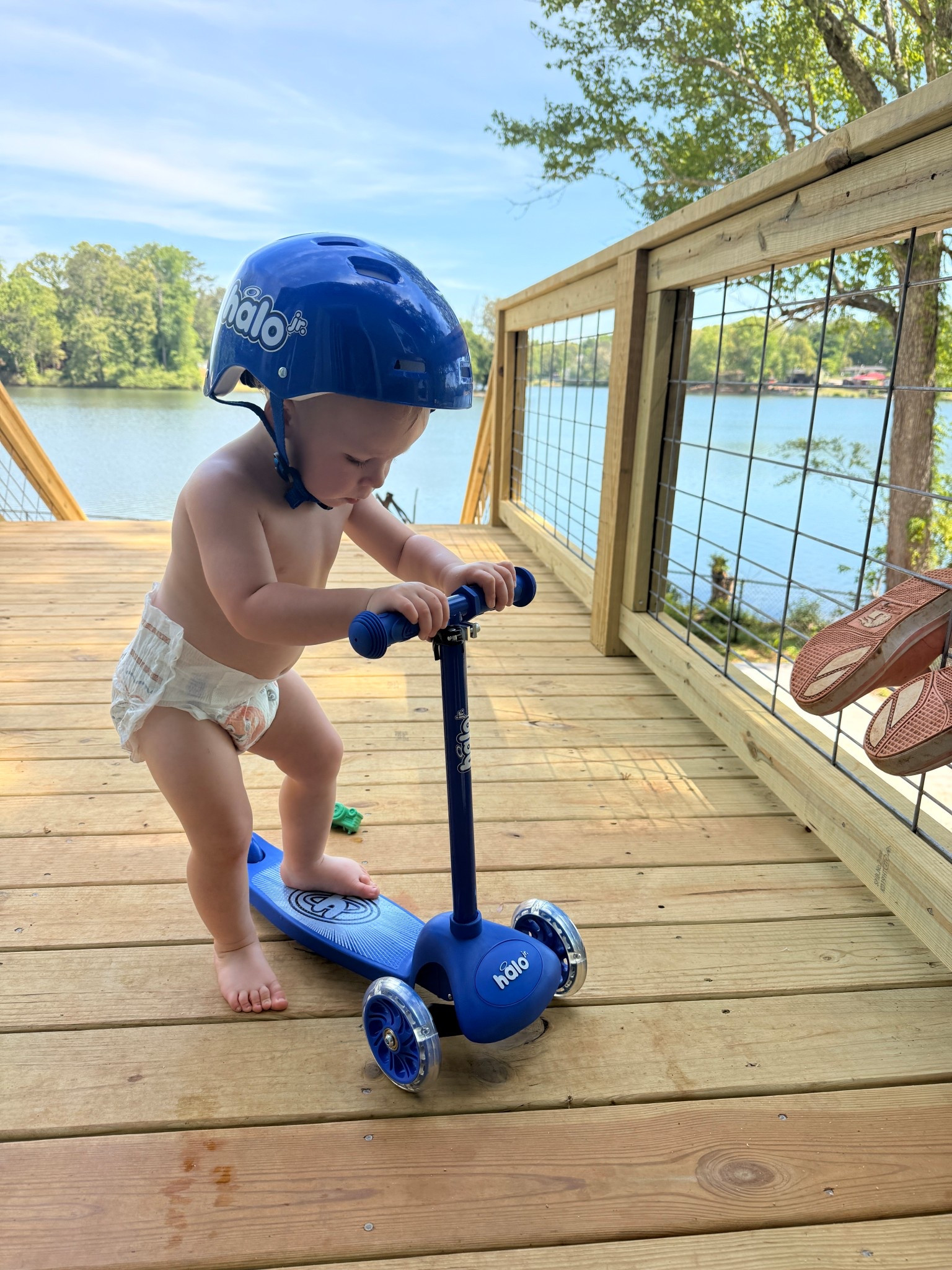 The cutest + safest little ride for toddlers 🛴💙

This toddler scooter from Walmart comes with a matching helmet (major mom win 🙌🏼) and is perfect for helping little ones build balance and confidence while playing outside.

We’ve been loving this for easy outdoor play, and it’s such a great beginner scooter for younger toddlers. Lightweight, sturdy, and so fun for everyday use ☀️

If you’re looking for toddler outdoor toys, first scooters, or summer activities for 1 year olds—this is a must-have 💯

#toddlermusthaves #toddleractivities #outdoorplay #summerwithkids #toddlerboy #boymomlife #momfavorites #walmartfinds #budgetfinds

#LTKdayinmylife #LTKmomlife