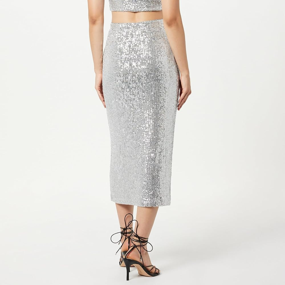 The Drop Women's Bianca Sequin Midi Skirt | Amazon (US)
