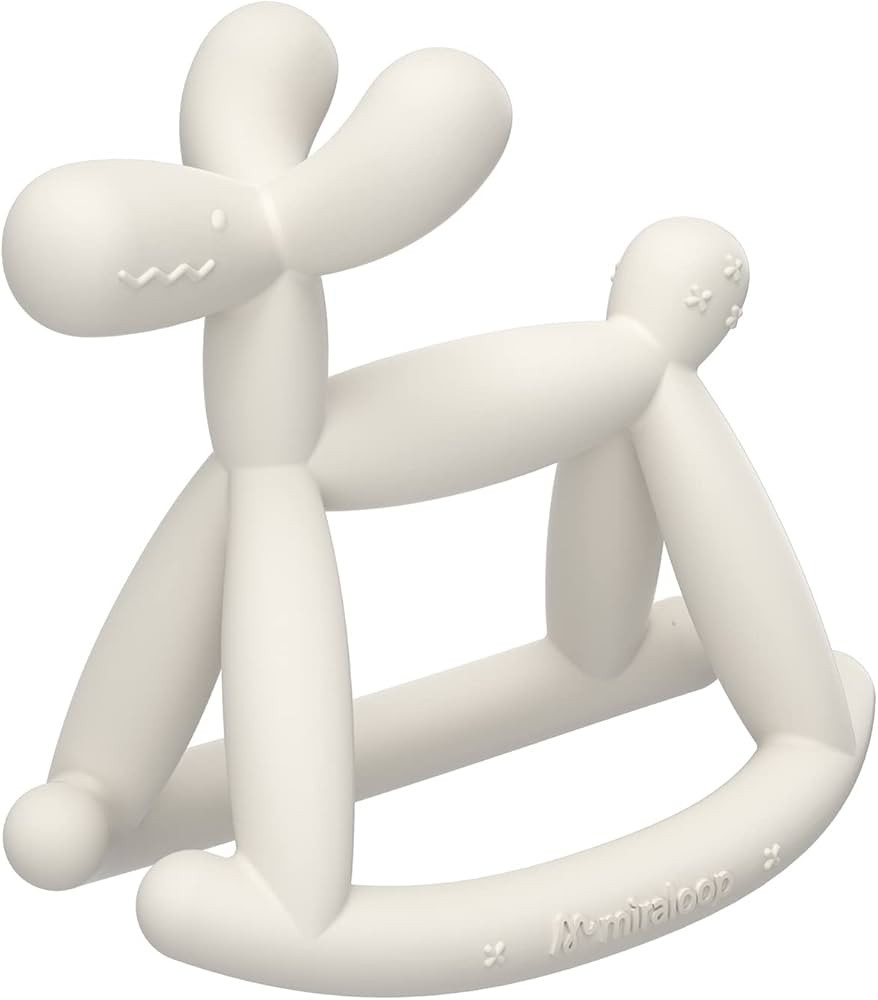 Miraloop Teething Toy for Baby 0-6, 12, 18 Months Infant, Jellydog Never Drop Food Grade Silicone... | Amazon (US)