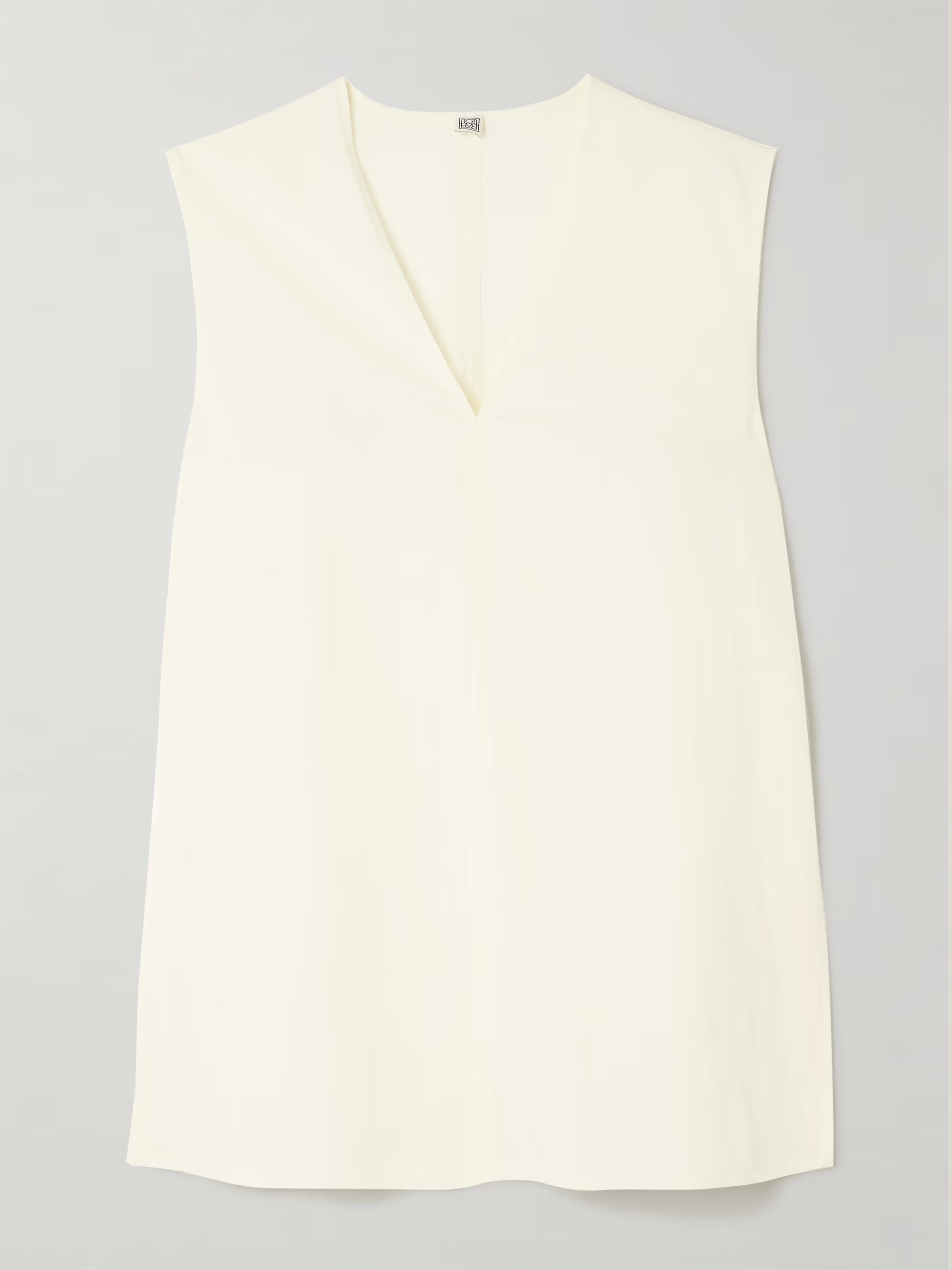 TOTEME Lyocell and linen-blend top | NET-A-PORTER | NET-A-PORTER (UK & EU)