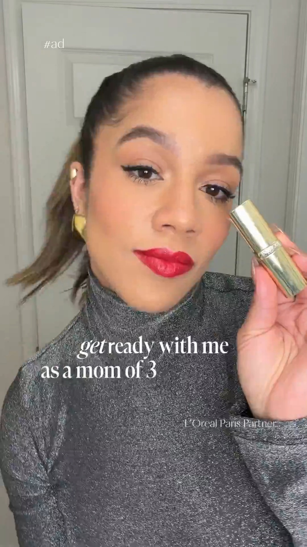 #ad #LOrealParisPartner When a woman finds the perfect shade of red to set off her look>>> @lorealparis Le Rouge Paris Satin Lipstick truly is the shade of the season. So beautiful, so chic, so perfect! .#LOrealParisCosmetics #LOrealParisMakeup #TargetPartner #Target 

#LTKBeauty #LTKmomlife #LTKselfcare