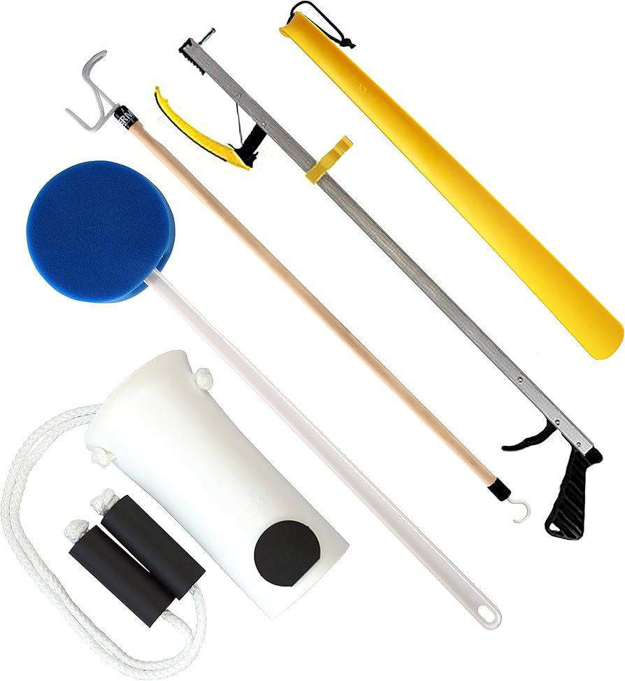 RMS Deluxe 5 Piece Set Hip Kit - Ideal for Recovering from Hip Replacement, Knee or Back Surgery,... | Amazon (US)