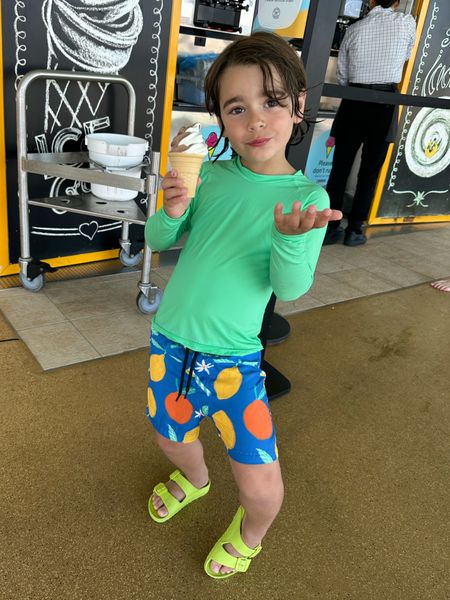 So into Ted’s new swim 💚 the fabric is excellent!! Use MELTING for $10 off his cutie birks - size up! 

#LTKfamily #LTKSeasonal #LTKkids