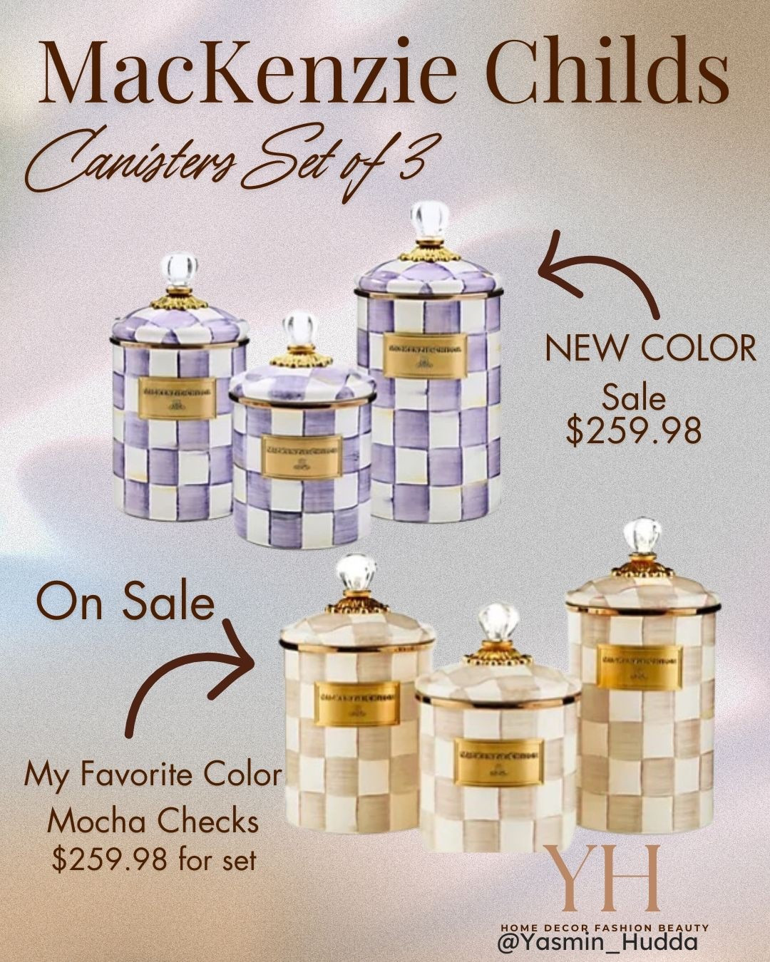 Mackenzie Childs Canisters set of 3 on sale! 
Small, Medium, Large
More colors on sale!

#LTKHome #LTKSaleAlert