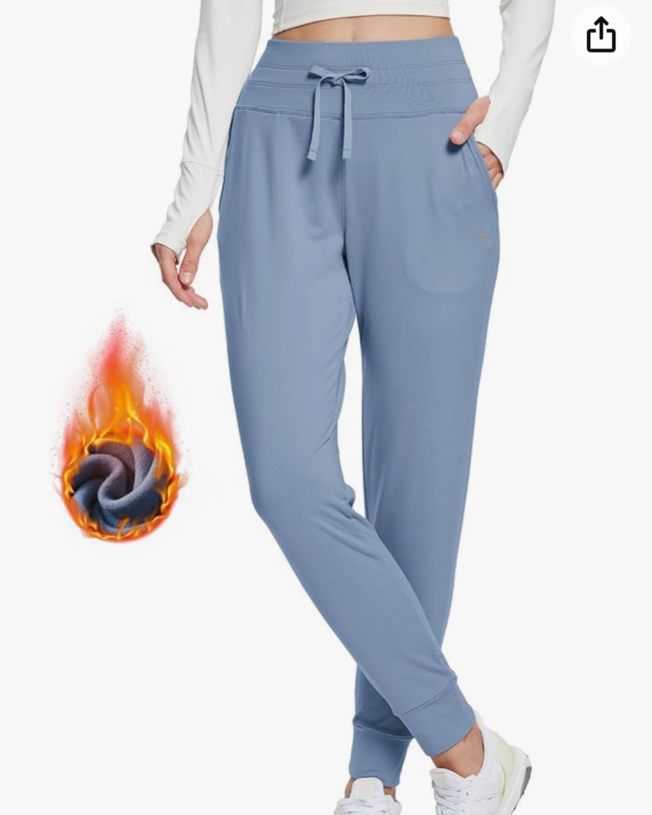 Fleece lined water resistant joggers! So cozy and warm for winter. It was 15 degrees today when so wore them and I was comfy. Comes in lots of colors and wide size range. 

#LTKmidsize #LTKstyletip #LTKfitness