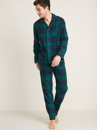 Patterned Flannel Pajama Set for Men | Old Navy (US)