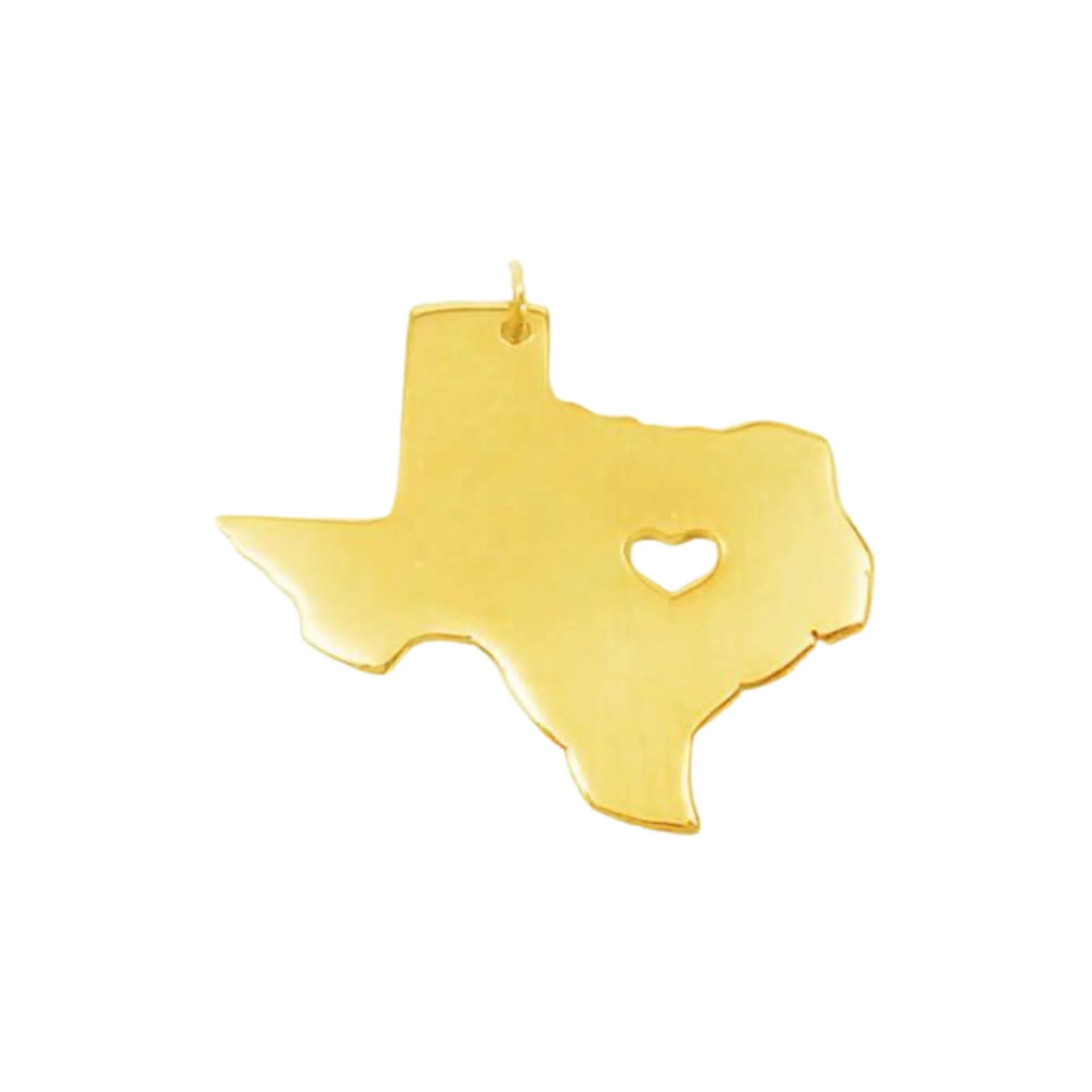 Gold Texas Charm Pendant | Christina Greene LLC