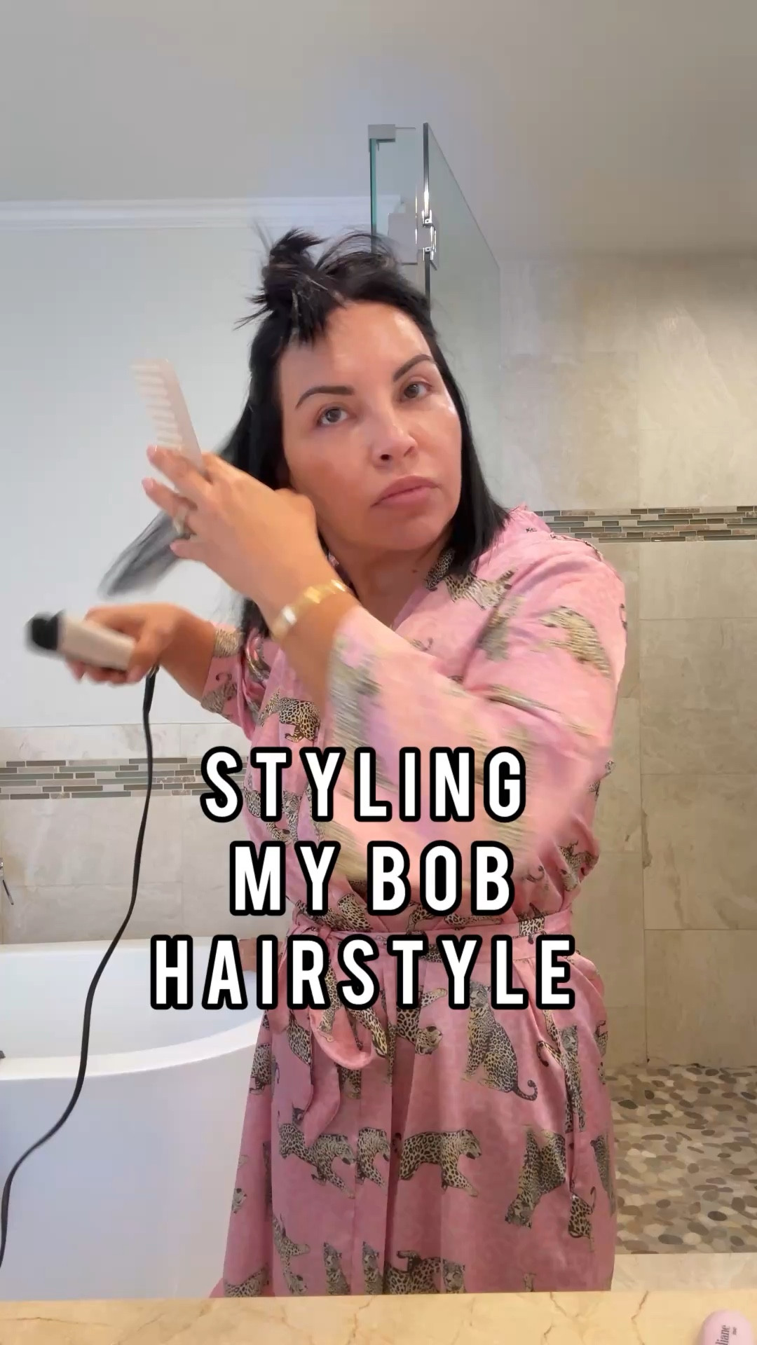 How do I style my Bob hairstyle. #hairstyle #hairtools #bobhairstyle

#LTKootd #LTKOver40 #LTKgrwm