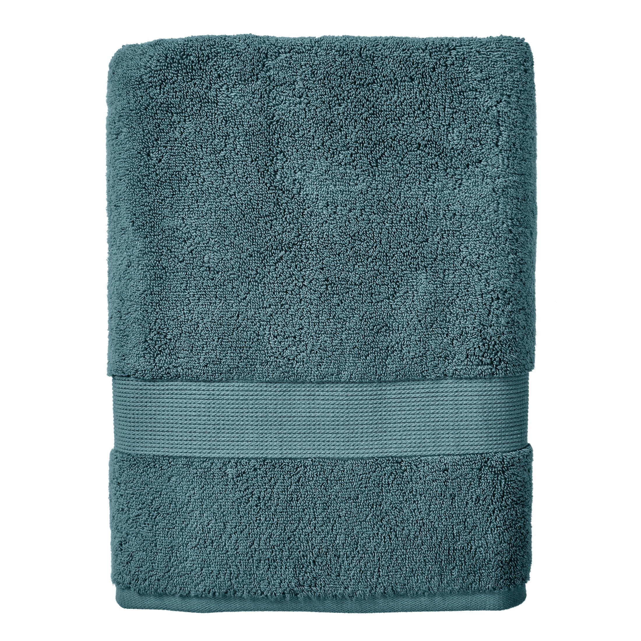 Better Homes & Gardens Signature Soft Solid Bath Towel, Nimbus Blue | Walmart (US)