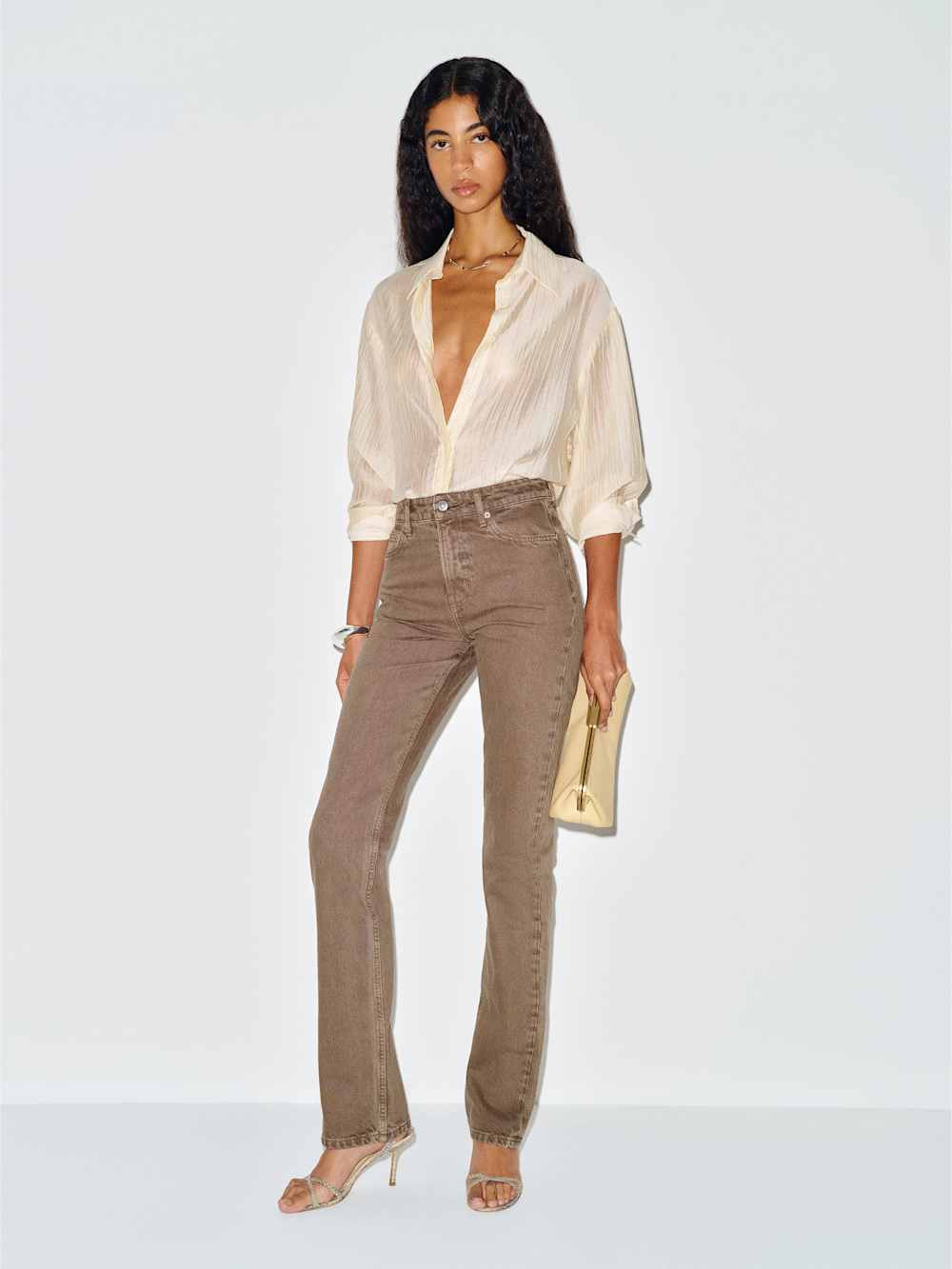 Blair High Rise Baby Bootcut Jeans | Reformation (Global)