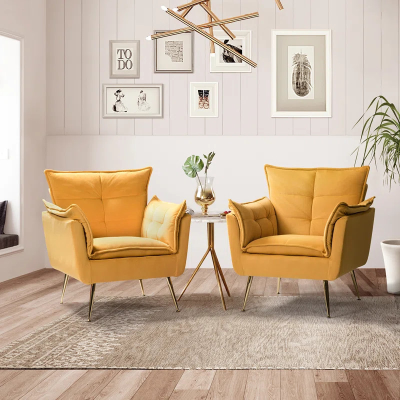 Toulouse 31.25'' Wide Armchair (Set of 2) | Wayfair North America