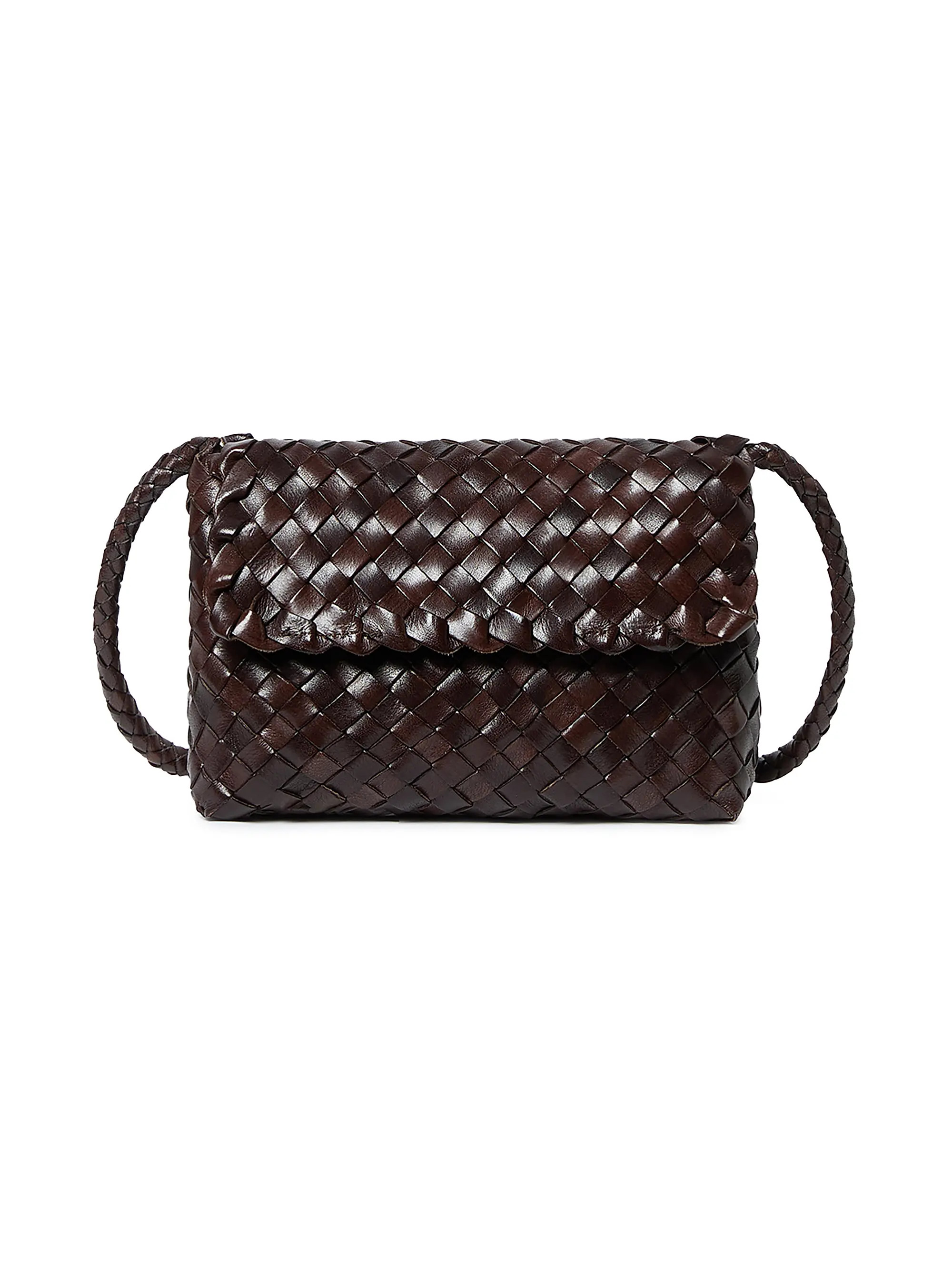Vinnie Woven Leather Crossbody Bag | Saks Fifth Avenue