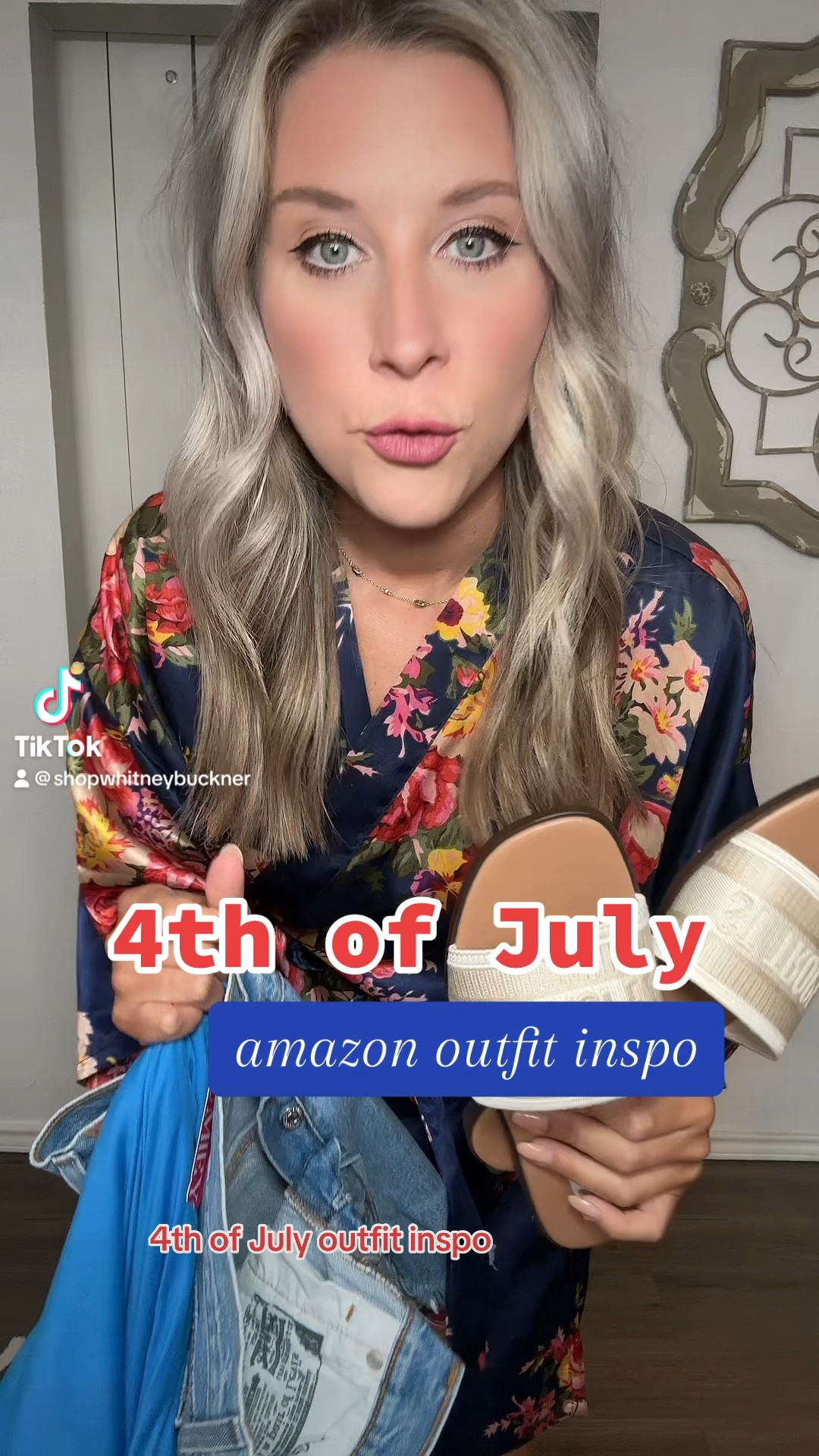 An easy 4th of July outfit you can even recreate with items in your closet!🧨💙

#LTKstyletip #LTKSeasonal #LTKunder100