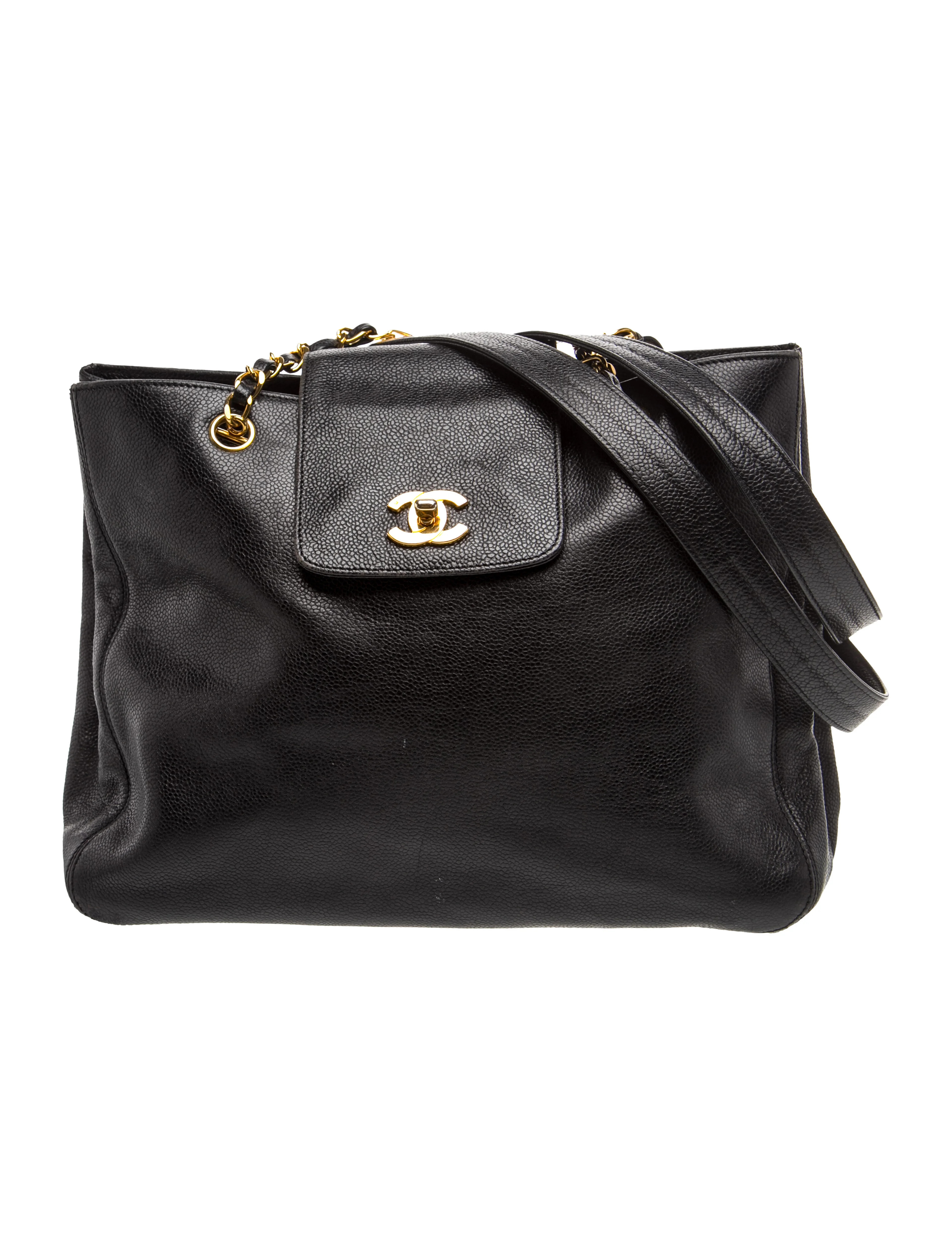 Caviar CC Shopper Tote | The RealReal