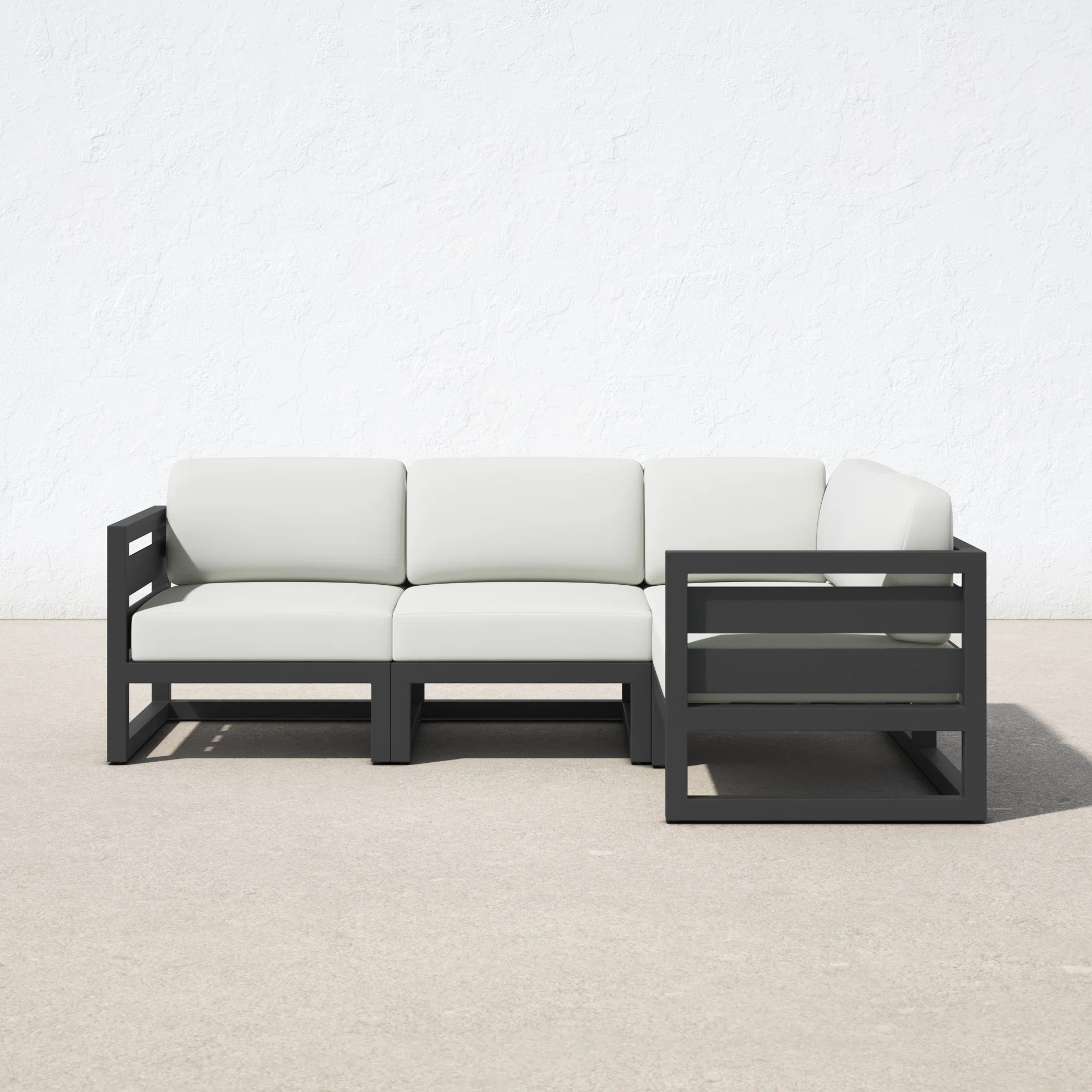 Smith Outdoor Patio Sectional with Sunbrella Cushions | Wayfair North America