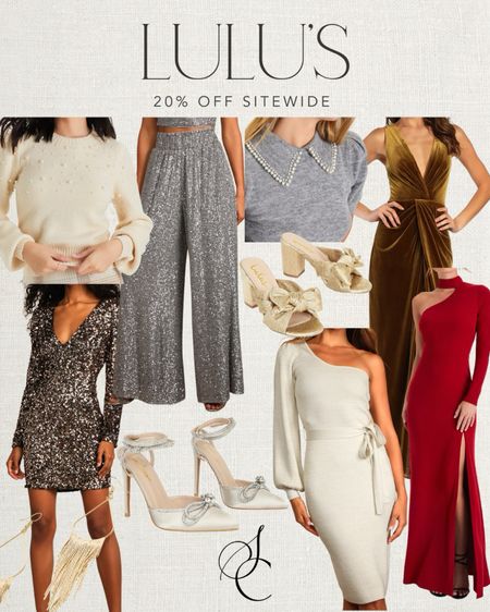 Lulus Black Friday holiday outfits and fashion! Favorite site to shop for winter wedding guest dresses, a work holiday party, or a holiday hosting outfit! Code BFSALE

#LTKCyberWeek #LTKparties #LTKsalealert