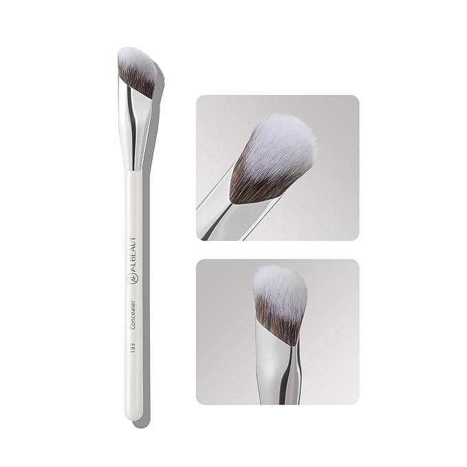 Concealer Brush, Angled Under Eye Makeup Small Foundation Precision Face Blending Brush (193 conc... | Amazon (US)