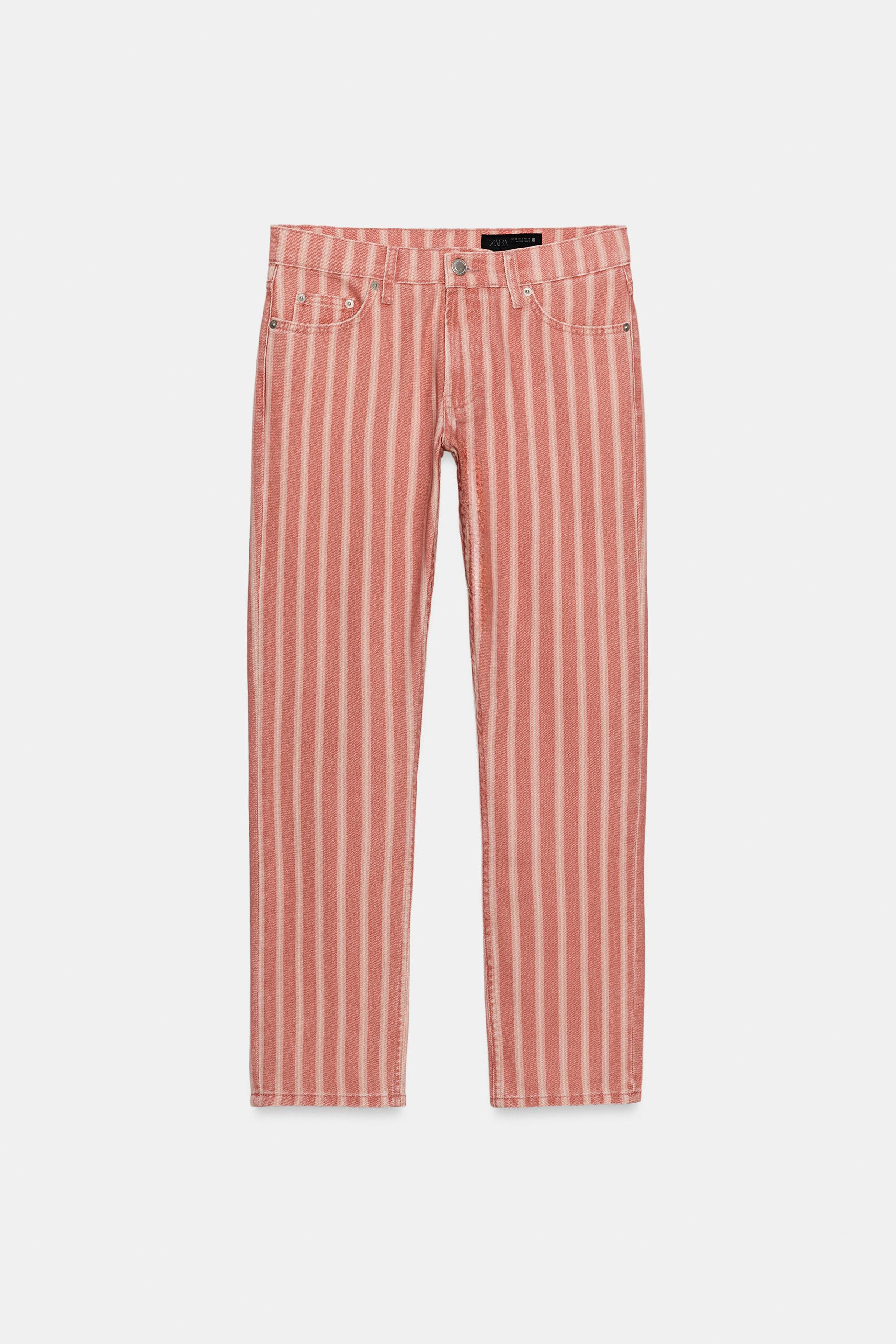 ZW COLLECTION MID-WAIST STRIPED JEANS | Zara AU