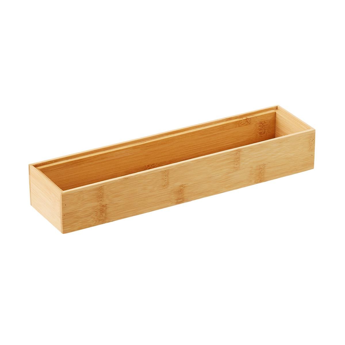 Bamboo Stacking Drawer Organizer | The Container Store