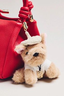 Fluffy Dog Plush Bag Charm | Anthropologie (US)