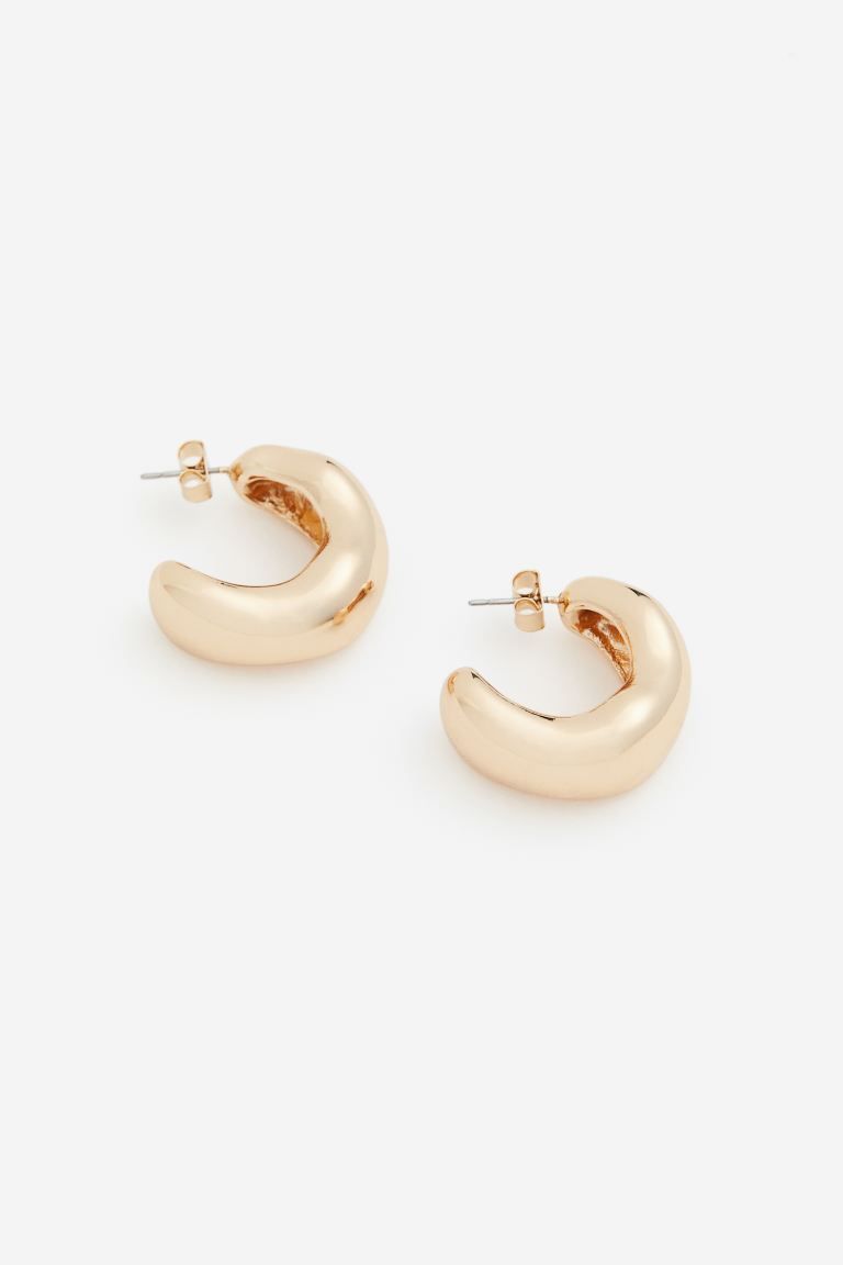 Hoop Earrings - Gold-colored - Ladies | H&M US | H&M (US)