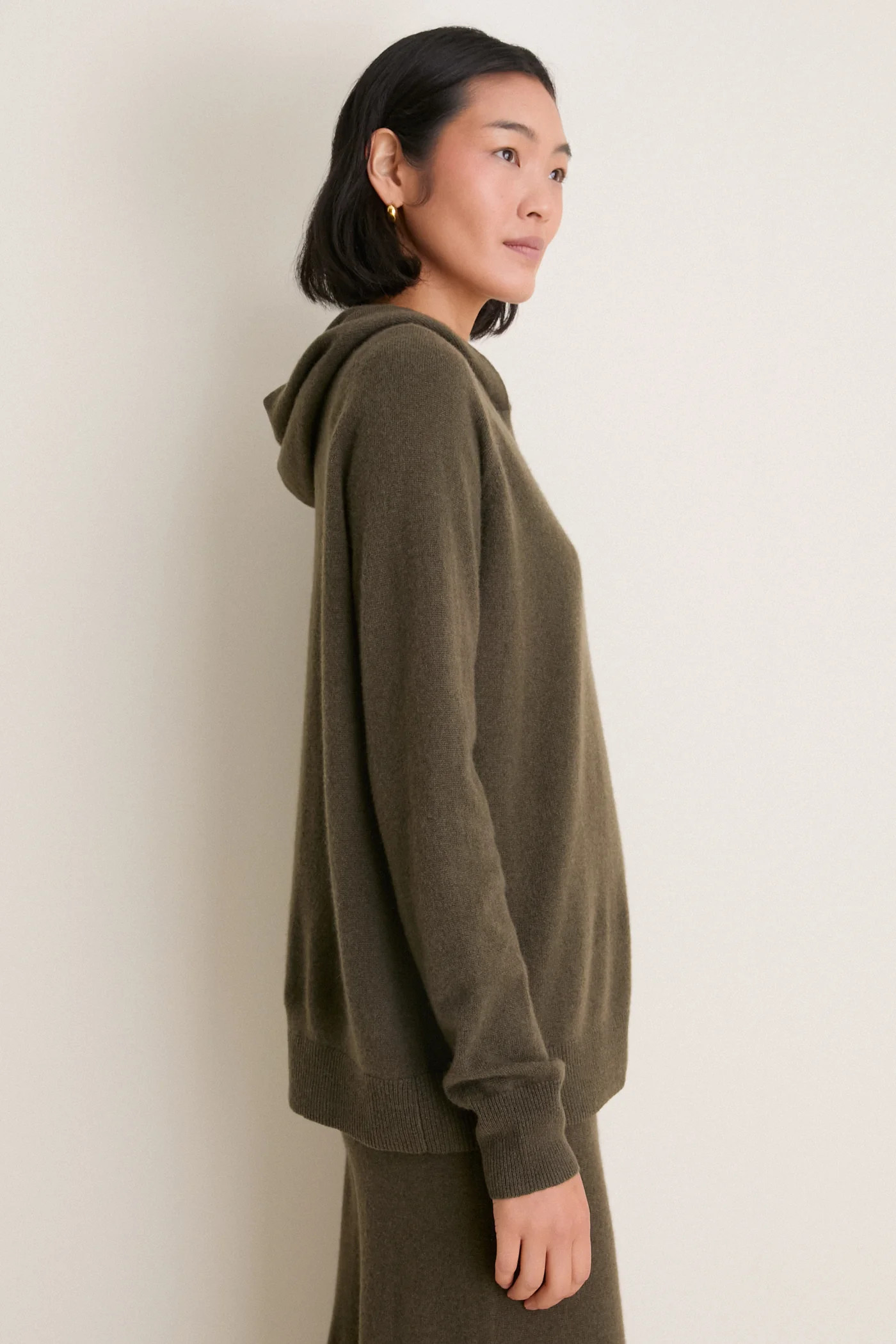 Olive Cashmere Jane Hoodie | Tuckernuck (US)