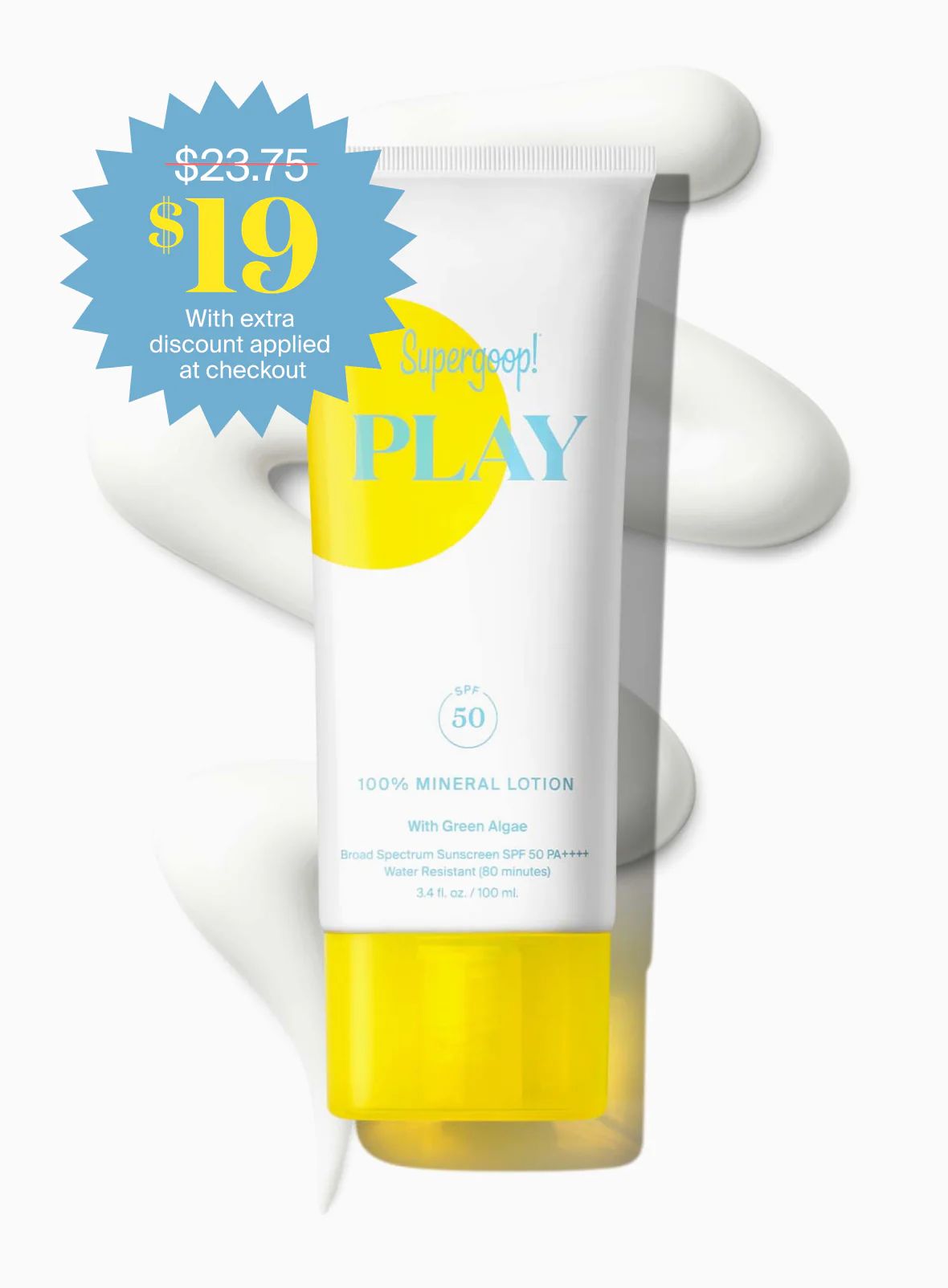 PLAY 100% Mineral Lotion SPF 50 | Supergoop
