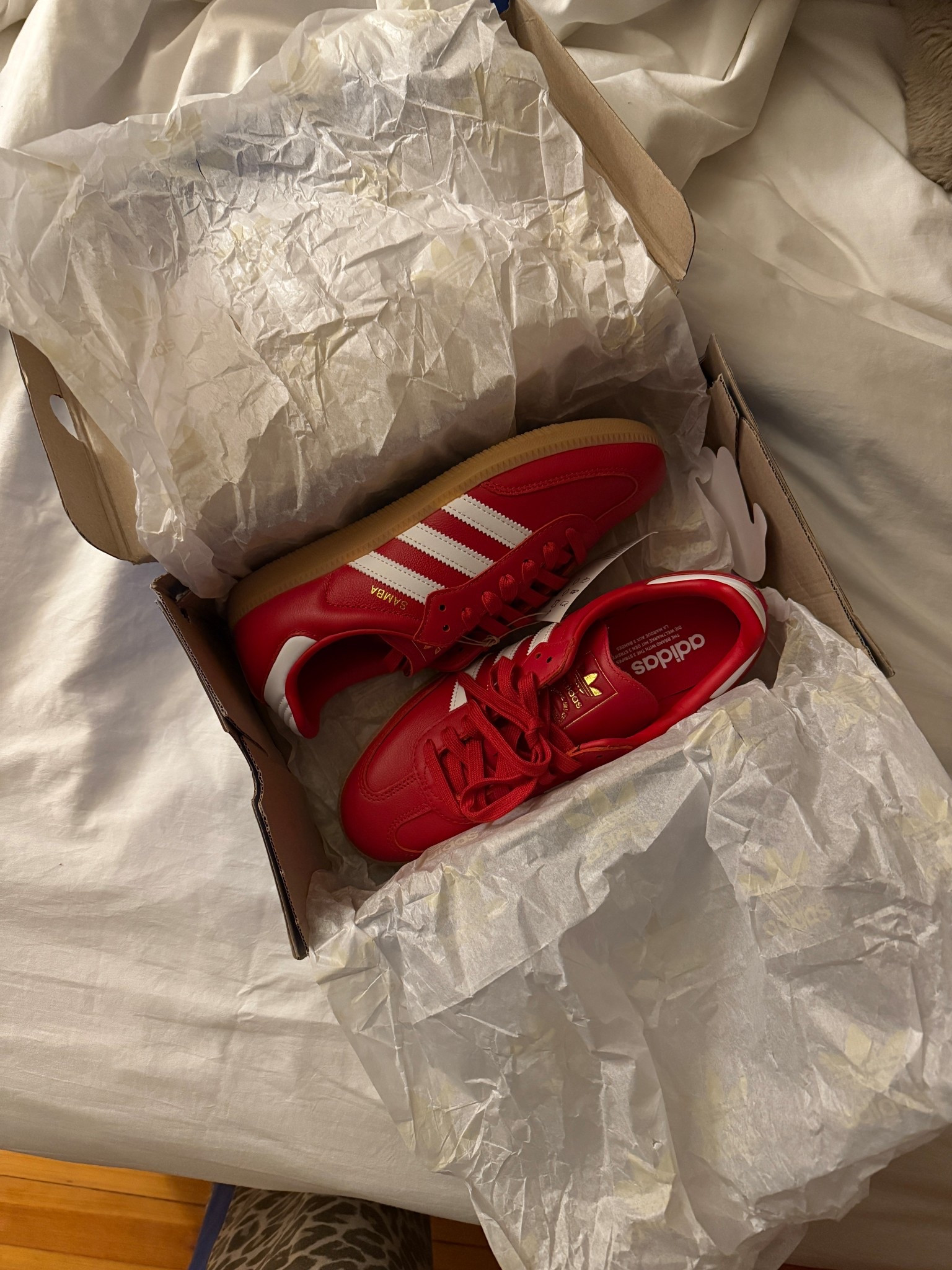 Love these shoes! Red sambas / fit tts! 

#LTKValentine #LTKdayinmylife #LTKootd