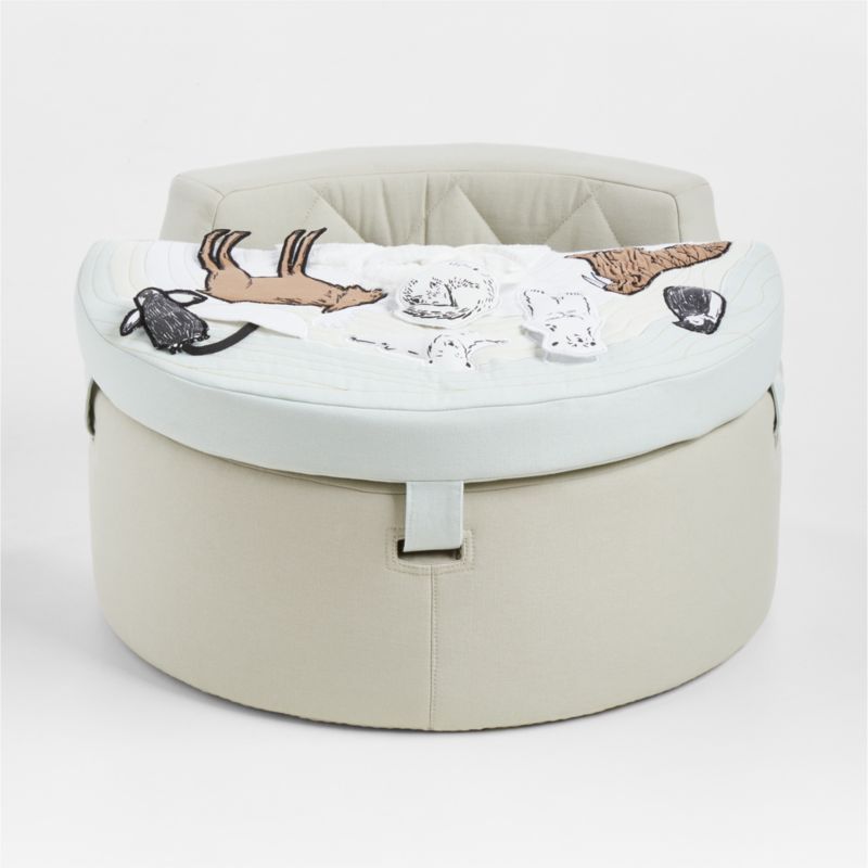 Arctic Pals Baby Activity Chair | Crate & Kids | Crate & Barrel