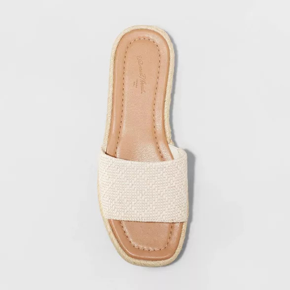 Women's Maren Square Toe Espadrille Slide Sandals - Universal Thread™ | Target