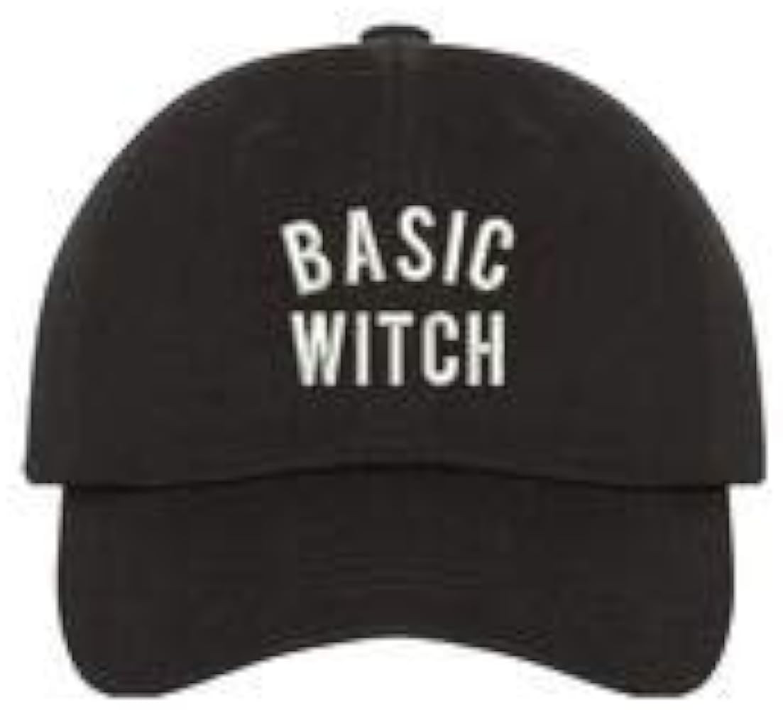Basic Witch Unisex Embroidered Baseball Hat - Halloween Hat | Amazon (US)